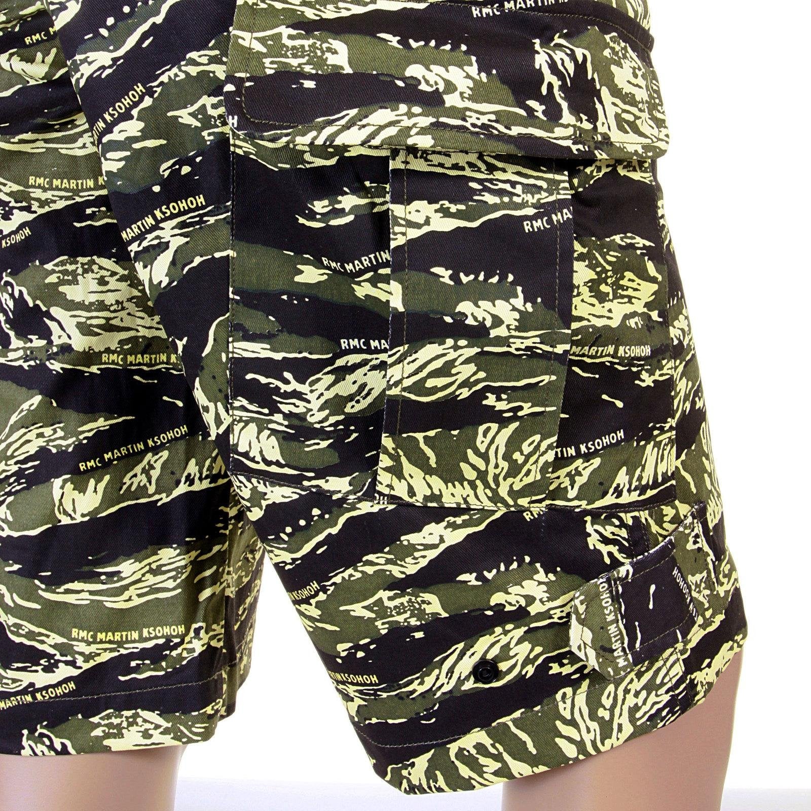 RMC Martin Ksohoh MKWS Genuine Mens Super Exclusive Design Green Camo Pattern Shorts REDM0467