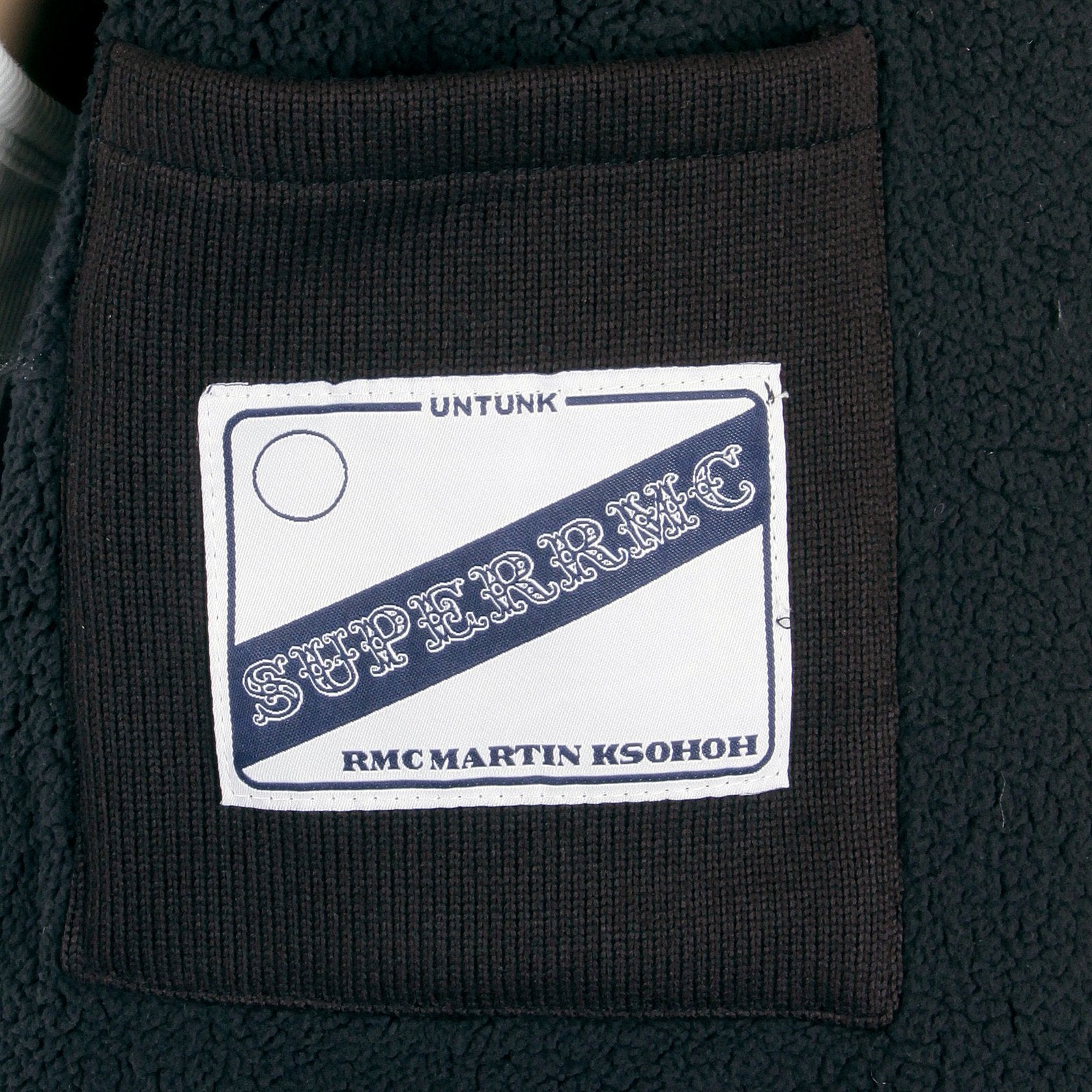 RMC MARTIN KSOHOH MKWS MENS REGULAR FIT FLEECE LINED BUTTON UP BLACK JACKET REDM2347