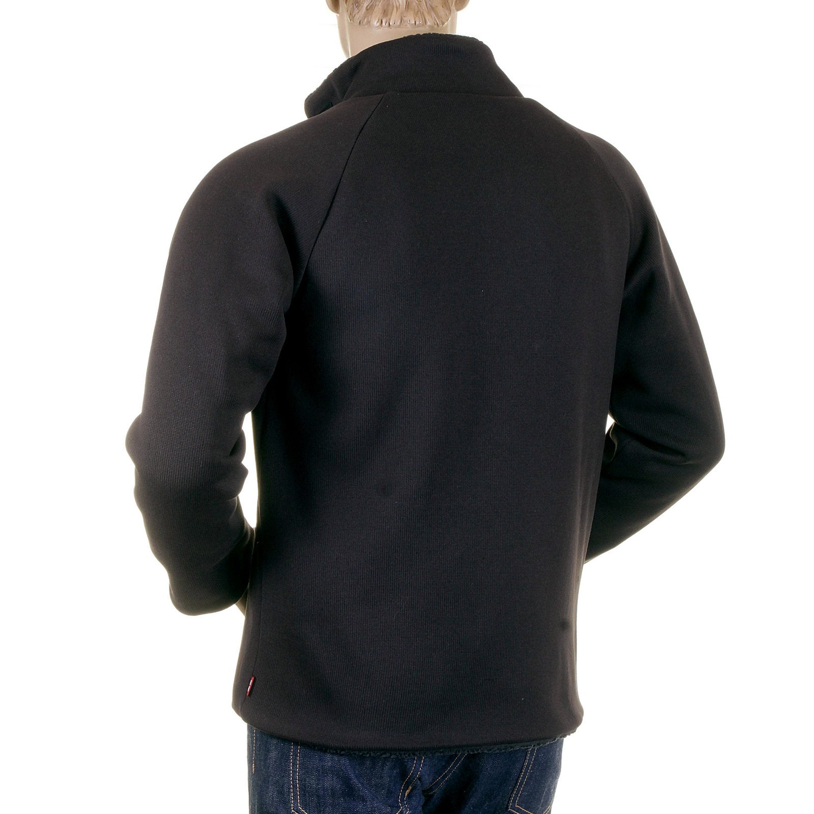 RMC MARTIN KSOHOH MKWS MENS REGULAR FIT FLEECE LINED BUTTON UP BLACK JACKET REDM2347