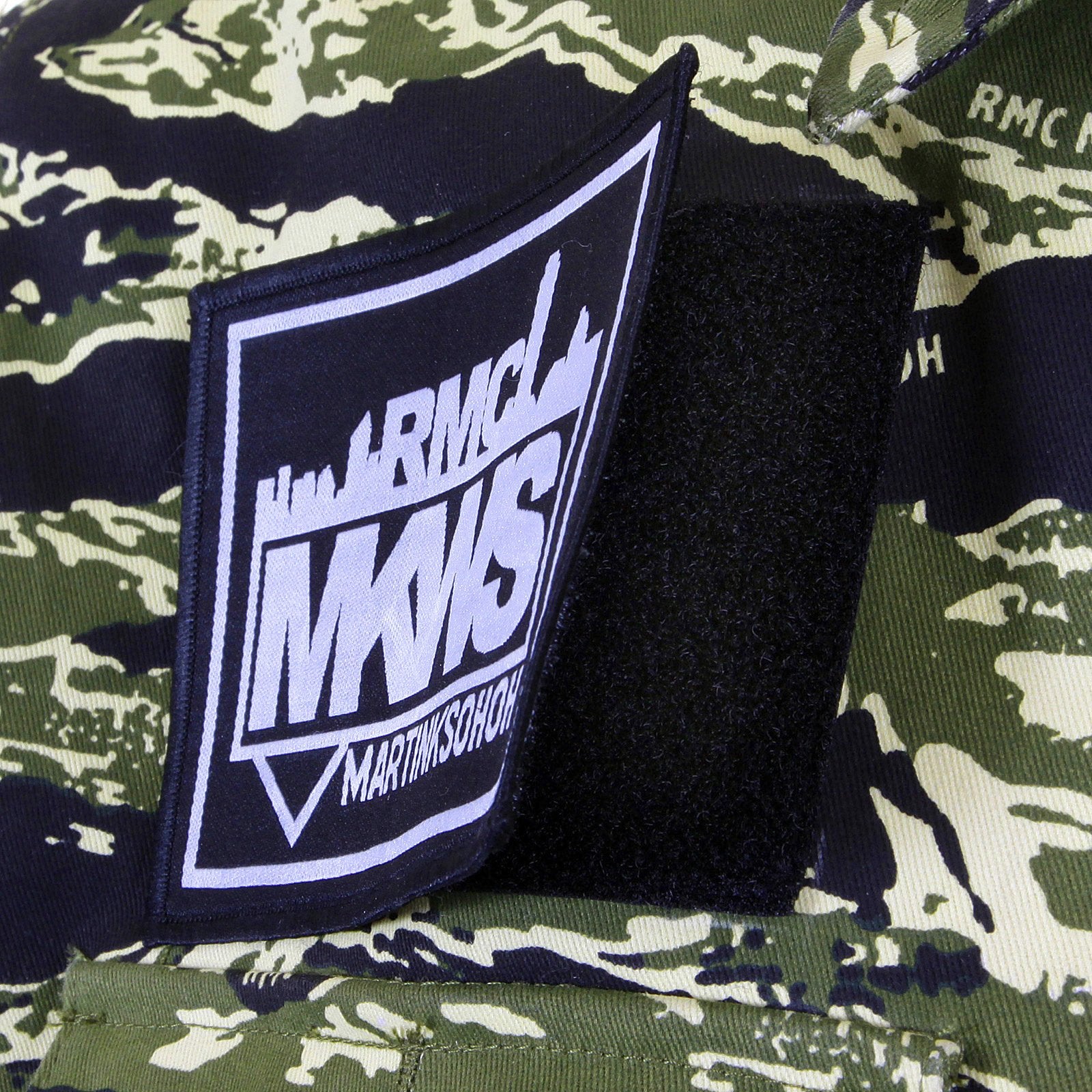 RMC MARTIN KSOHOH MENS TIGER CAMO GREEN ZIP UP REGULAR FIT FIELD JACKET REDM2358