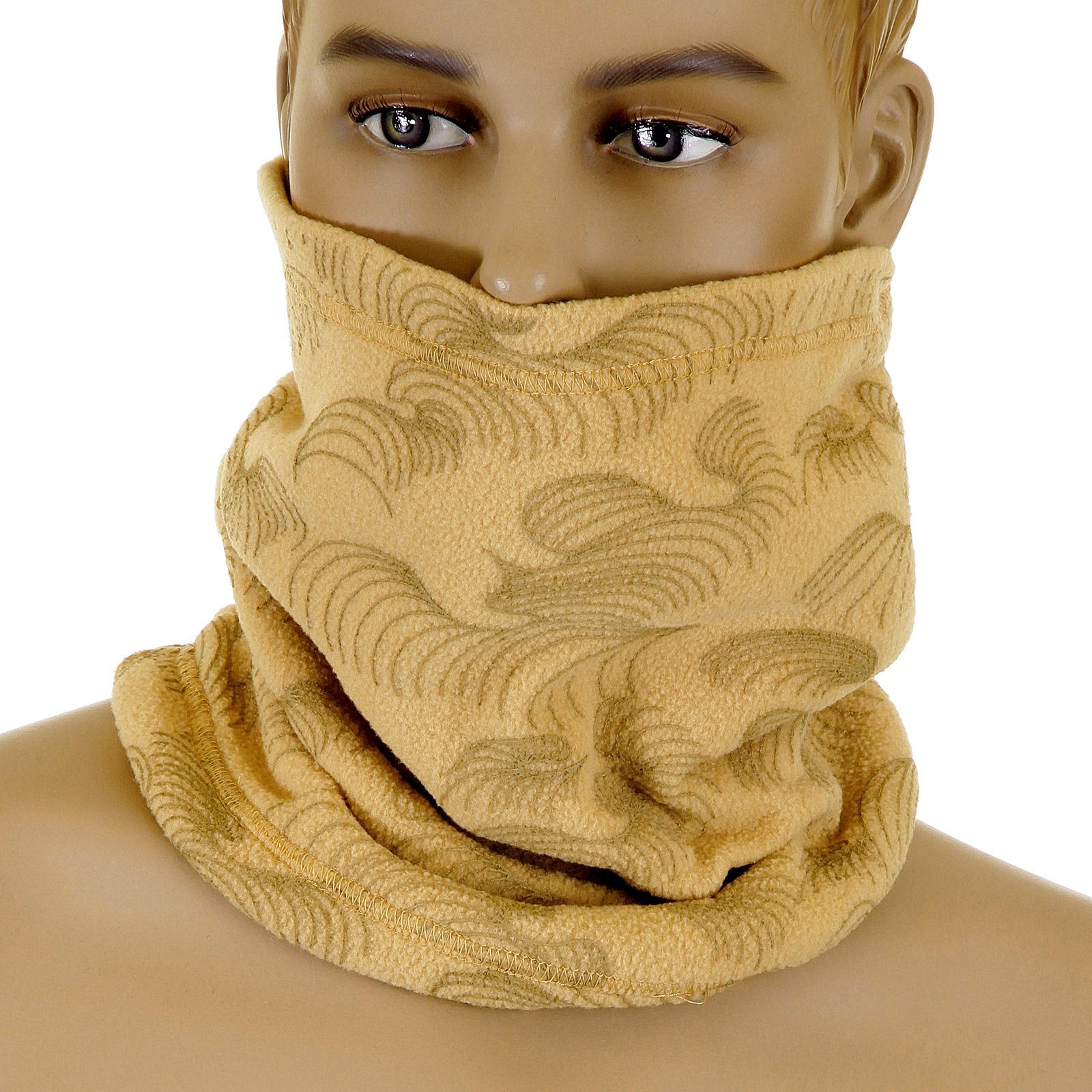 RMC MARTIN KSOHOH MKWS FLEECE NECK WARMER SNOOD IN LATTE REDM5506A