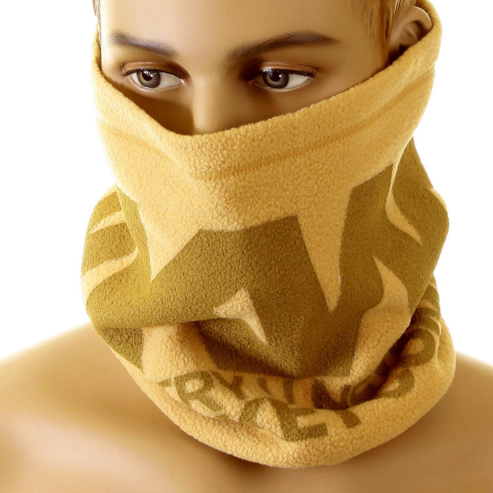 RMC MARTIN KSOHOH MKWS FLEECE NECK WARMER SNOOD IN LATTE REDM5506A