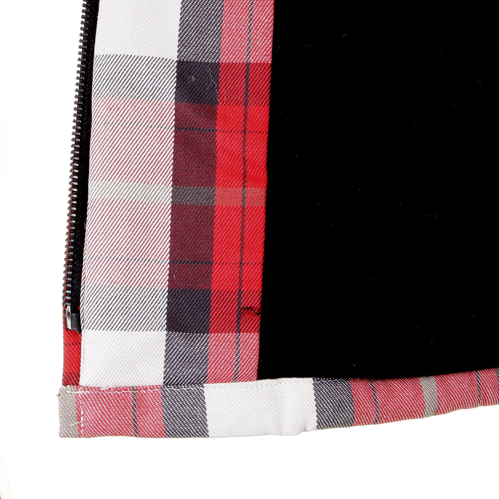 RMC MARTIN KSOHOH MKWS MENS REGULAR FIT ZIP UP RED CHECK PADDED JACKET REDM5823