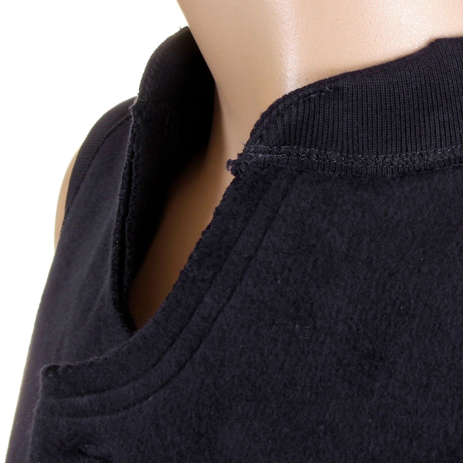 RMC MKWS NAVY BLUE BUTTON THROUGH REGULAR FIT SLEEVELESS PLUSH FLEECE MENS JACKET GILLET REDM2350