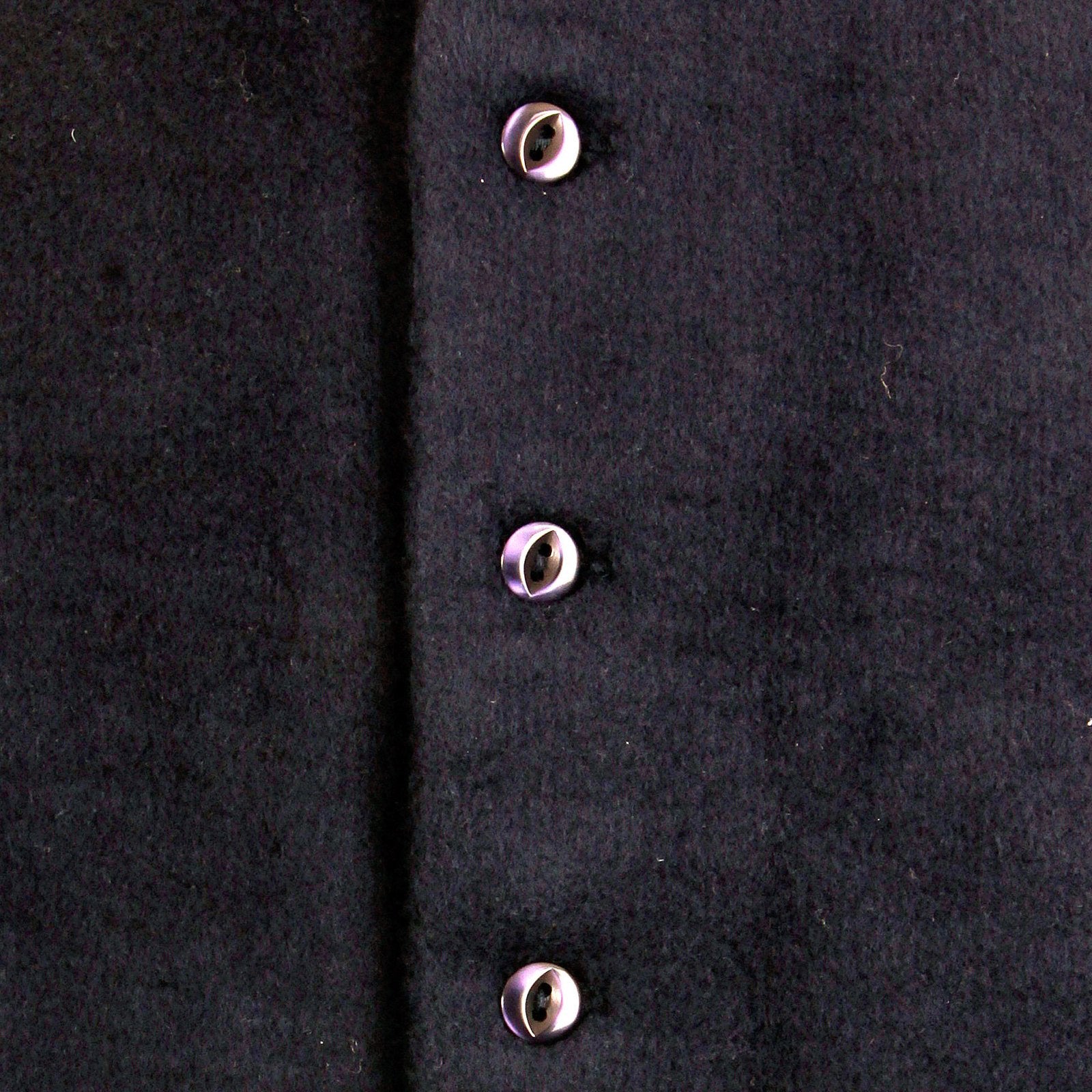 RMC MKWS NAVY BLUE BUTTON THROUGH REGULAR FIT SLEEVELESS PLUSH FLEECE MENS JACKET GILLET REDM2350