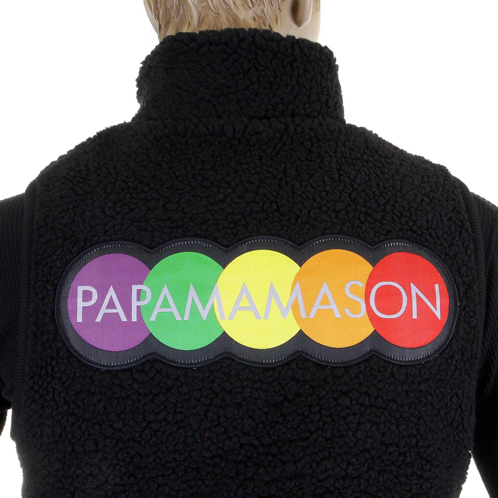 RMC MARTIN KSOHOH BLACK PAPAMAMSON ZIP UP REGULAR FIT SLEEVELESS PLUSH FLEECE MENS VEST GILLET REDM5829