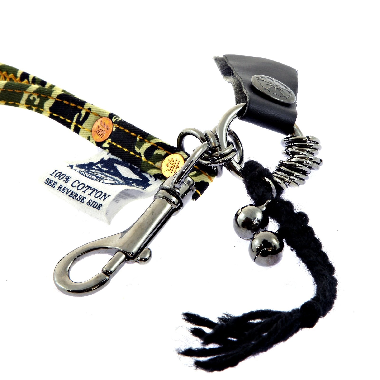 RMC MARTIN KSOHOH TIGER CAMO KEY CHAIN IN GREEN RQA11039 PRESENTED IN HAND CRAFTED WOODEN BOX REDM0495