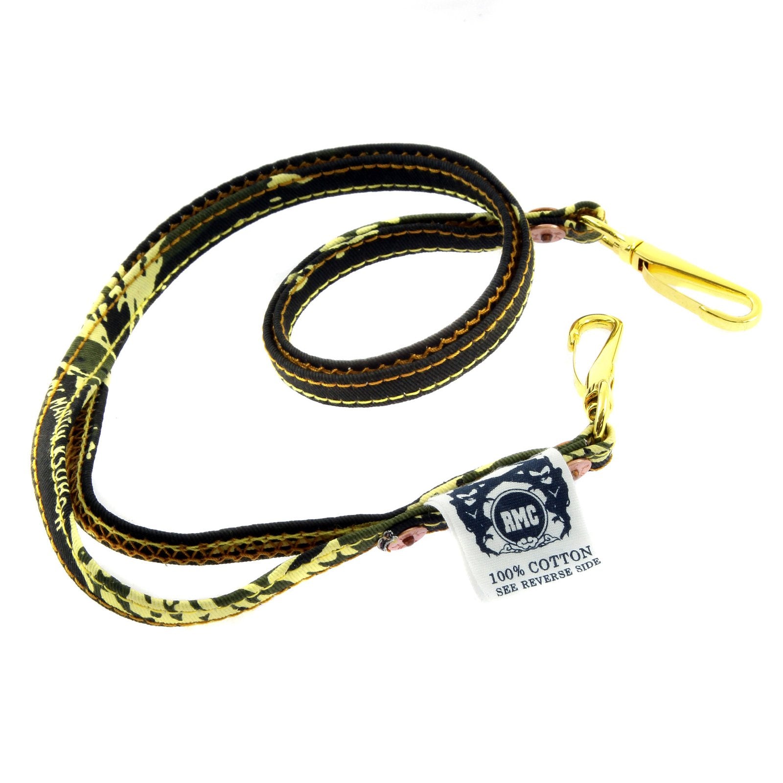 RMC MARTIN KSOHOH RQA11005 TIGER CAMO LANYARD KEY CHAIN IN GREEN PRESENTED IN HAND CRAFTED WOODEN BOX REDM0486