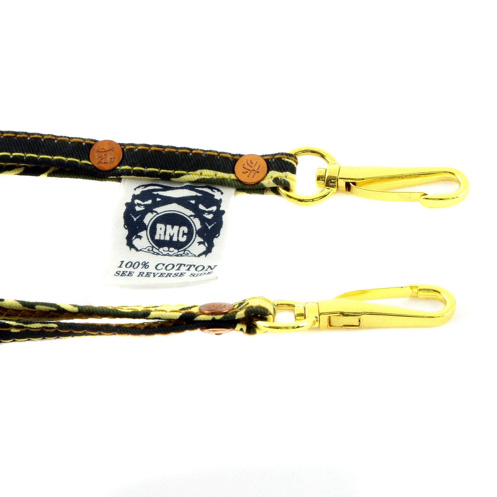 RMC MARTIN KSOHOH RQA11005 TIGER CAMO LANYARD KEY CHAIN IN GREEN PRESENTED IN HAND CRAFTED WOODEN BOX REDM0486
