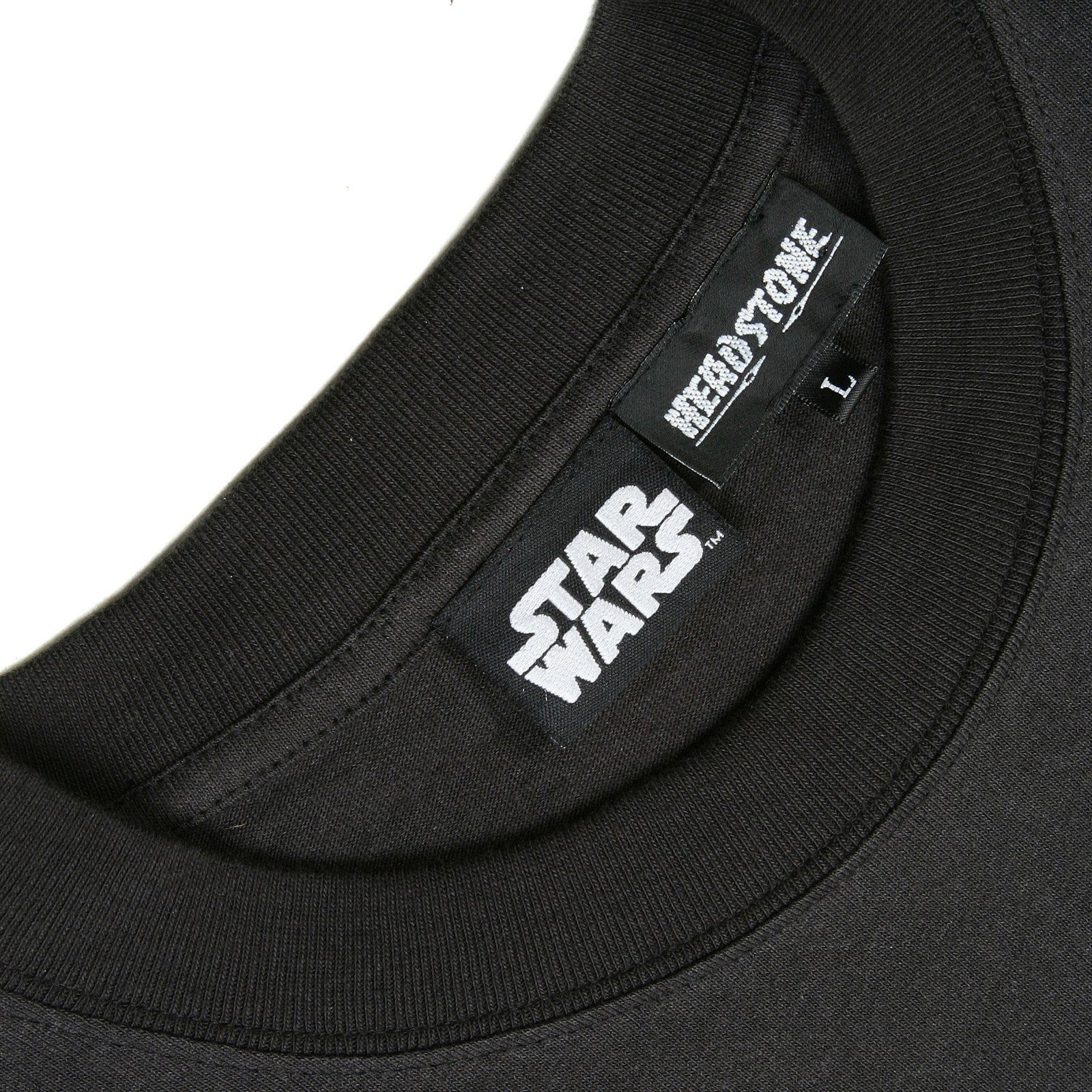 RMC JEANS X HEADSTONE COLLECTORS ITEM BLACK REGULAR FIT T SHIRT WITH C-3PO PRINT HEAD3774
