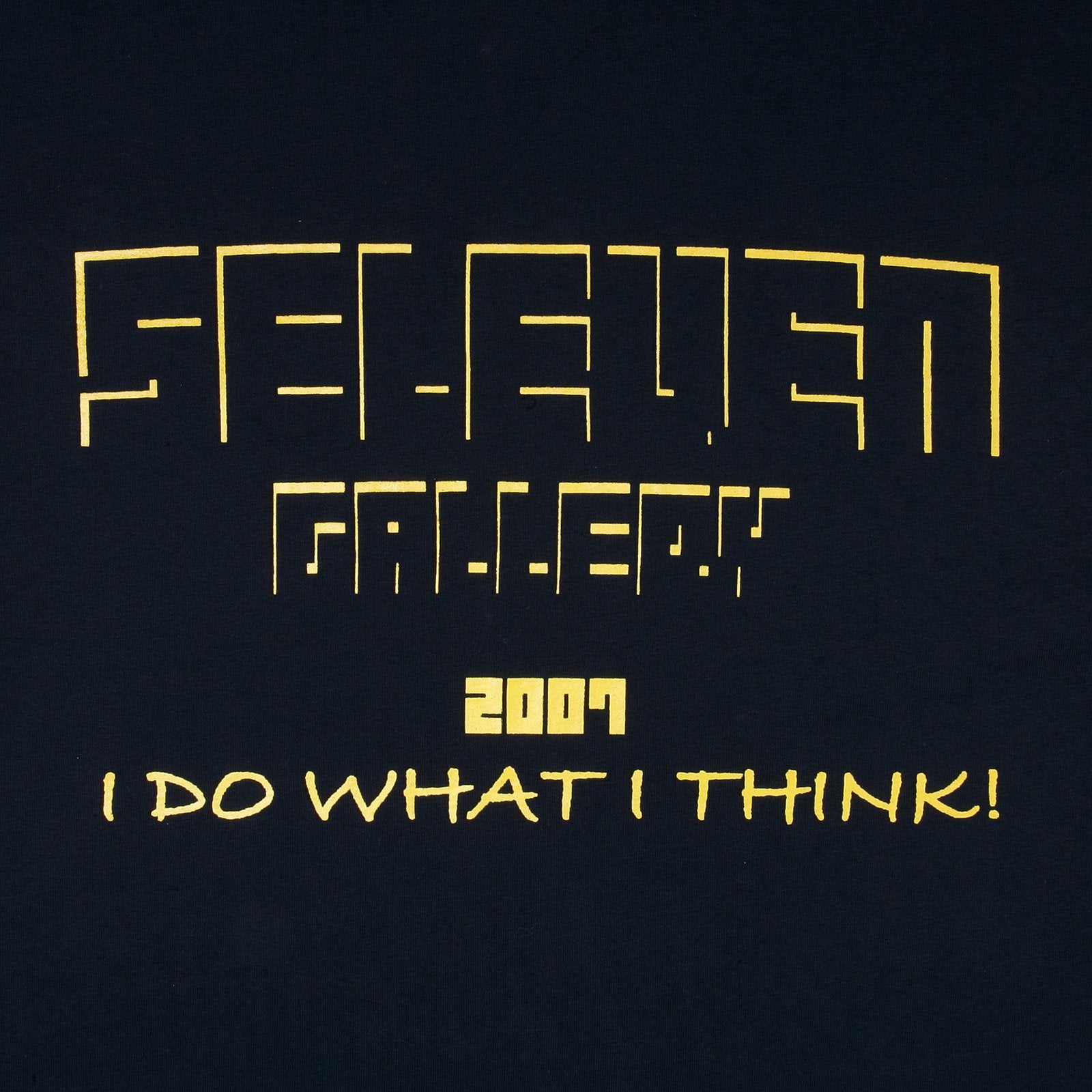 RMC JEANS X YOROPIKO LIMITED EDITION REGULAR FIT YELLOW SELEVEN T-SHIRT IN BLACK YORO3775