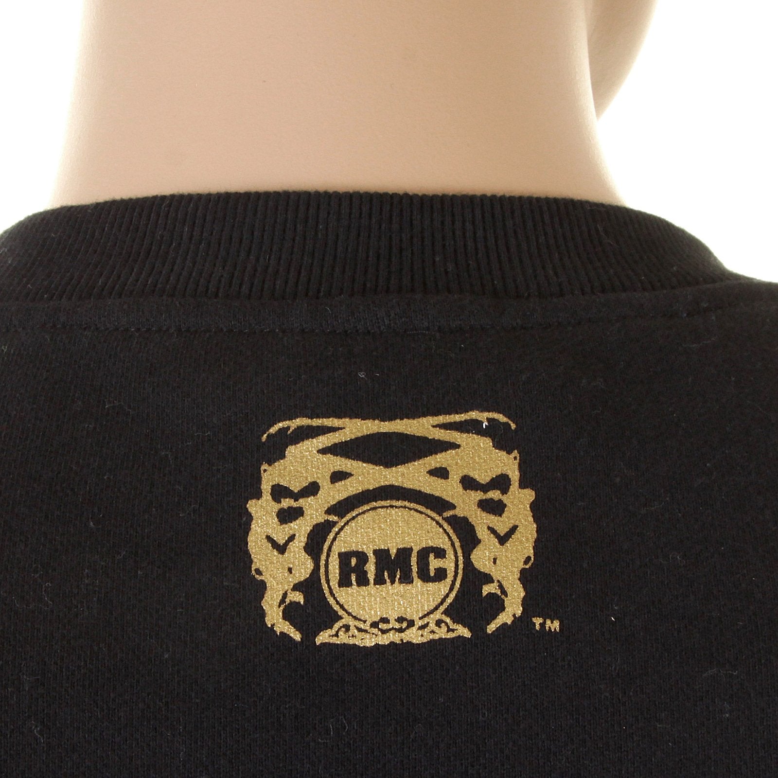 RMC JEANS MENS LARGE FITTING BLACK RWH141264 CREW NECK RED MY GIRL PRINTED SWEATSHIRT REDM0939
