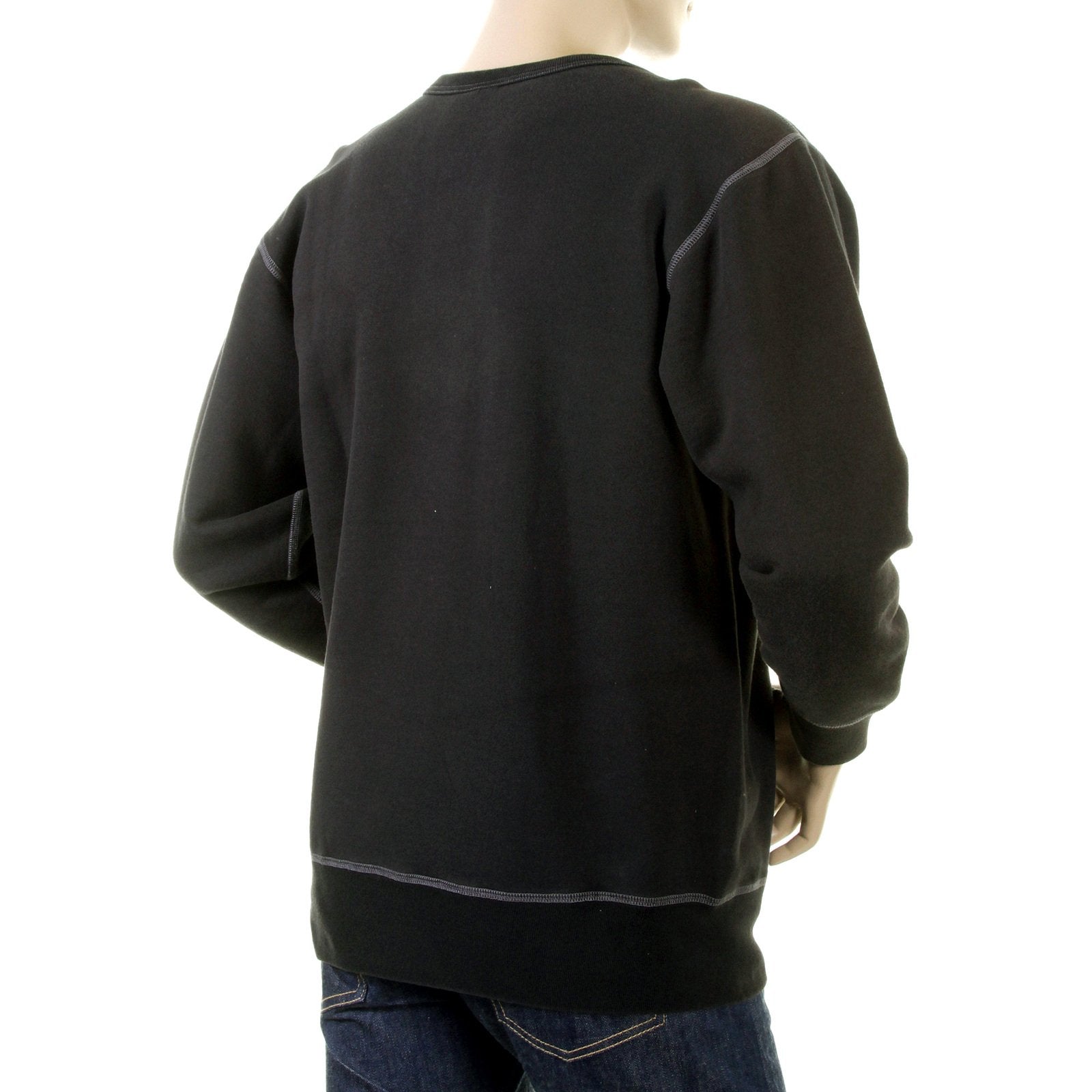 RMC MARTIN KSOHOH MENS LARGE FITTING BLACK RWH141264 CREW NECK RED CRAZY CHILDREN PRINTED SWEATSHIRT REDM0929