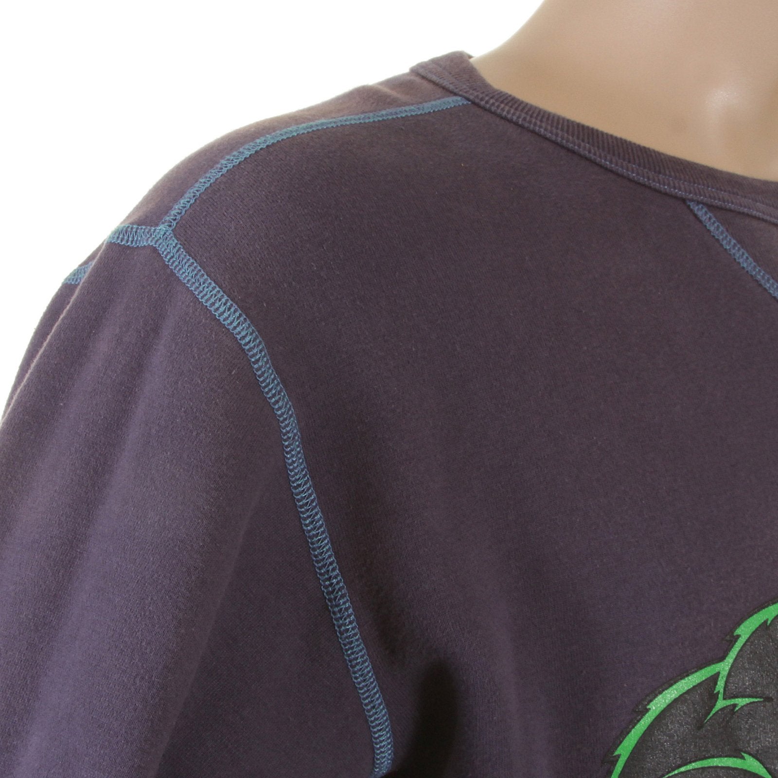 RMC MARTIN KSOHOH LARGE FITTING NAVY RWH141262 CREW NECK KING KONG RMC EVOLUTION PRINTED SWEATSHIRT REDM0919