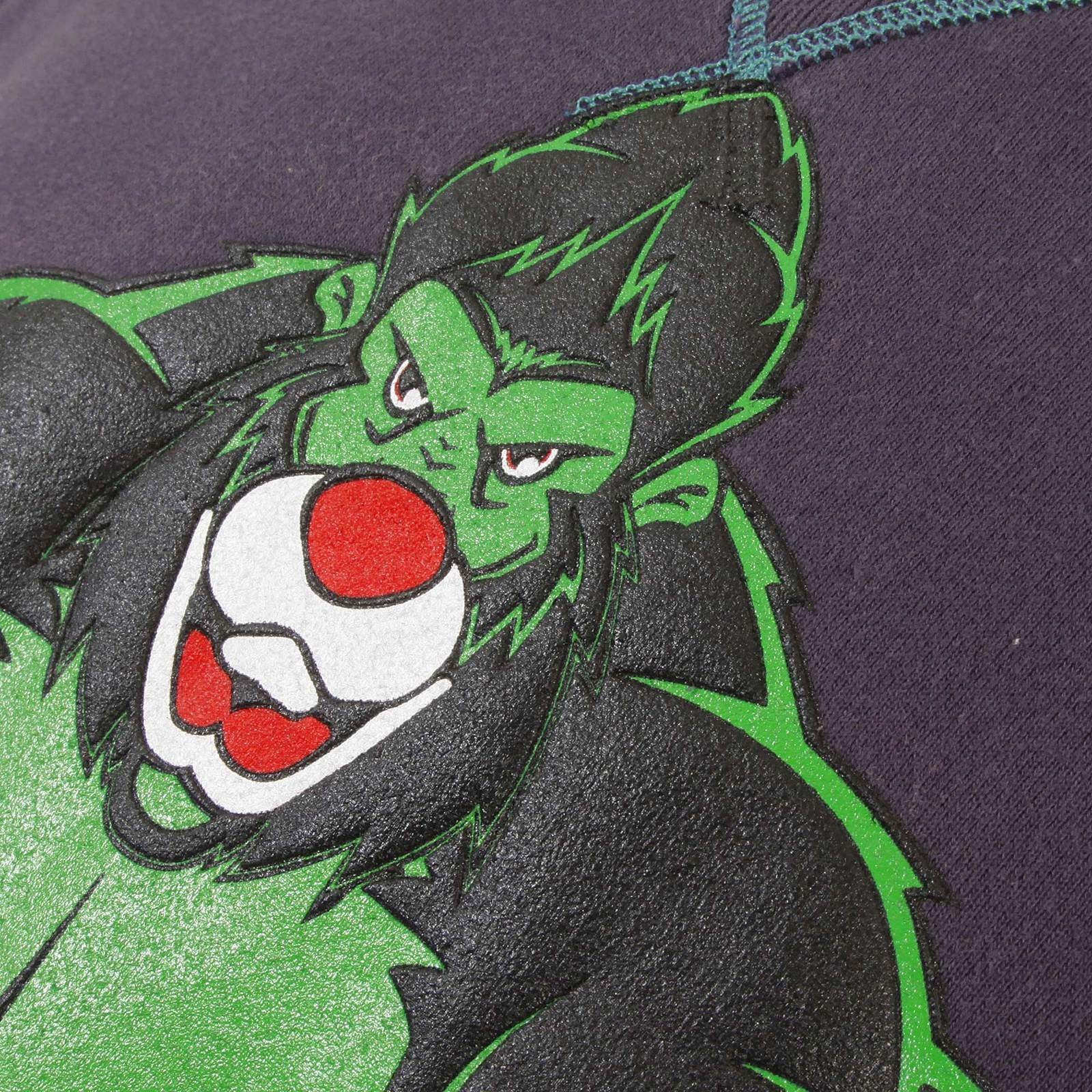 RMC MARTIN KSOHOH LARGE FITTING NAVY RWH141262 CREW NECK KING KONG RMC EVOLUTION PRINTED SWEATSHIRT REDM0919