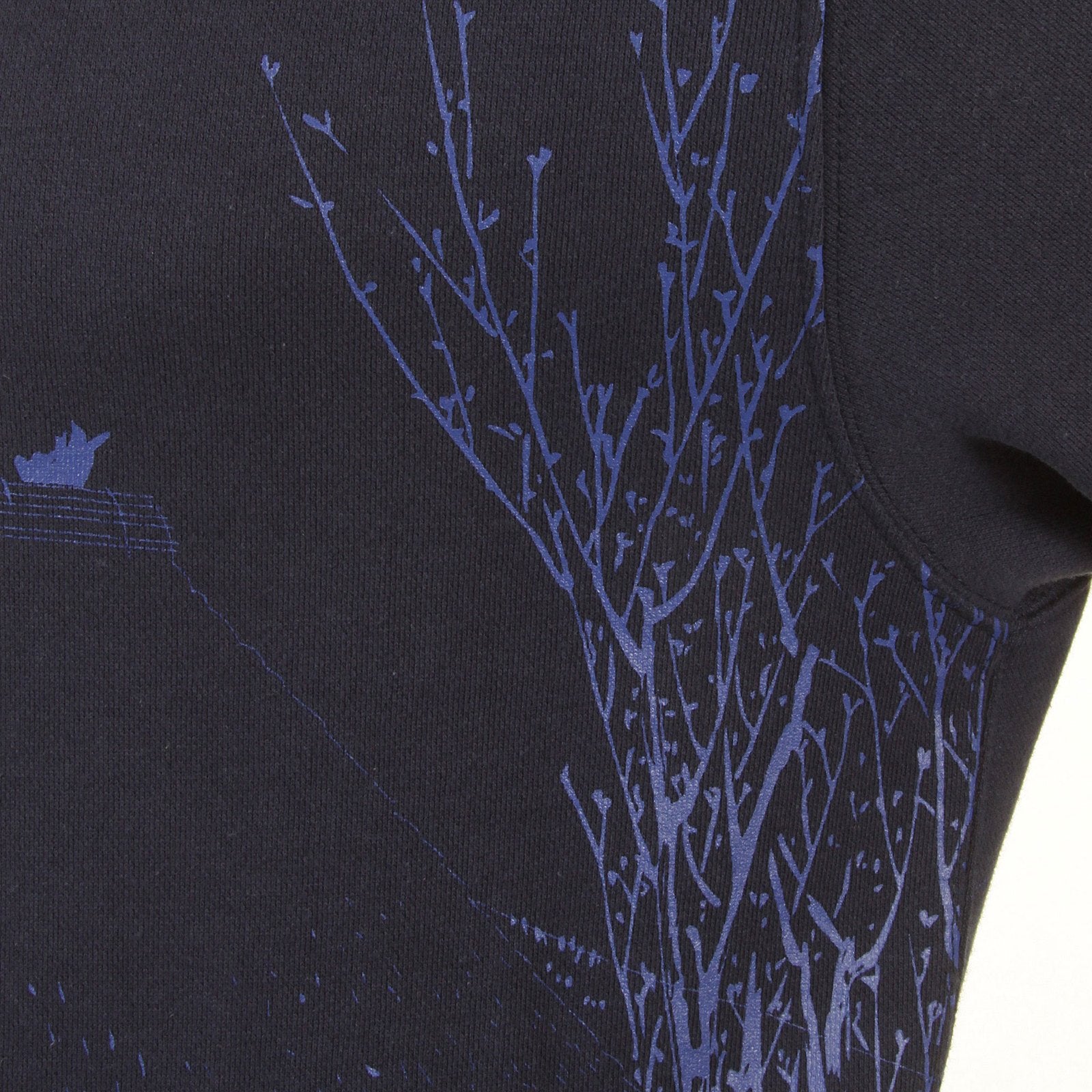 RMC MARTIN KSOHOH LARGE FITTING NAVY BLUE RWC141161 CREW NECK TOYO STORY MOUNTAIN PRINTED SWEATSHIRT REDM0945