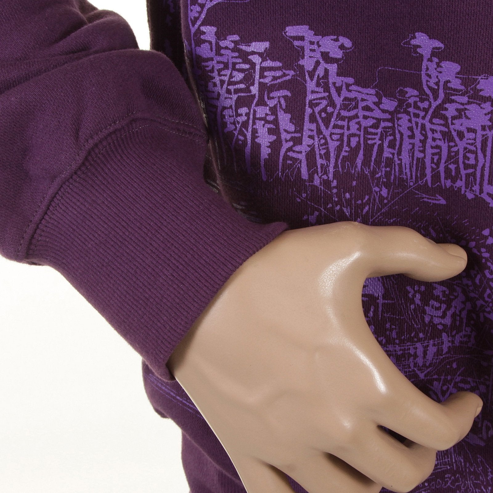 RMC MARTIN KSOHOH LARGE FITTING PURPLE RWC141161 CREW NECK LILAC TOYO STORY MOUNTAIN PRINTED SWEATSHIRT REDM0946