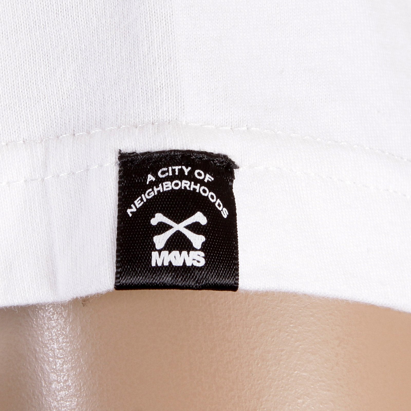 RMC JEANS WHITE COTTON RQT11067 FBI PRINTED REGULAR FIT CREW NECK T SHIRT REDM0994