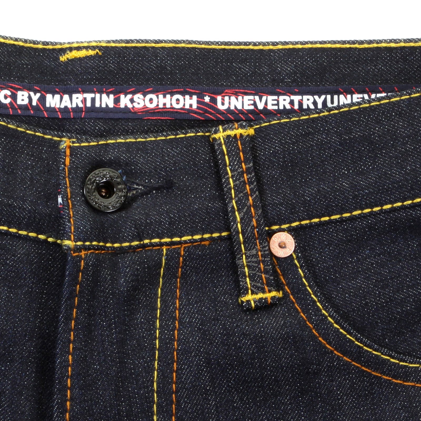 RMC MARTIN KSOHOH JEANS FULL BACK CHARCOAL TSUNAMI WAVE REDM1775