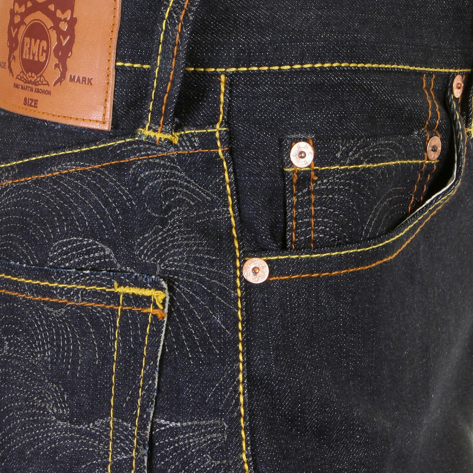 RMC MARTIN KSOHOH JEANS FULL BACK CHARCOAL TSUNAMI WAVE REDM1775