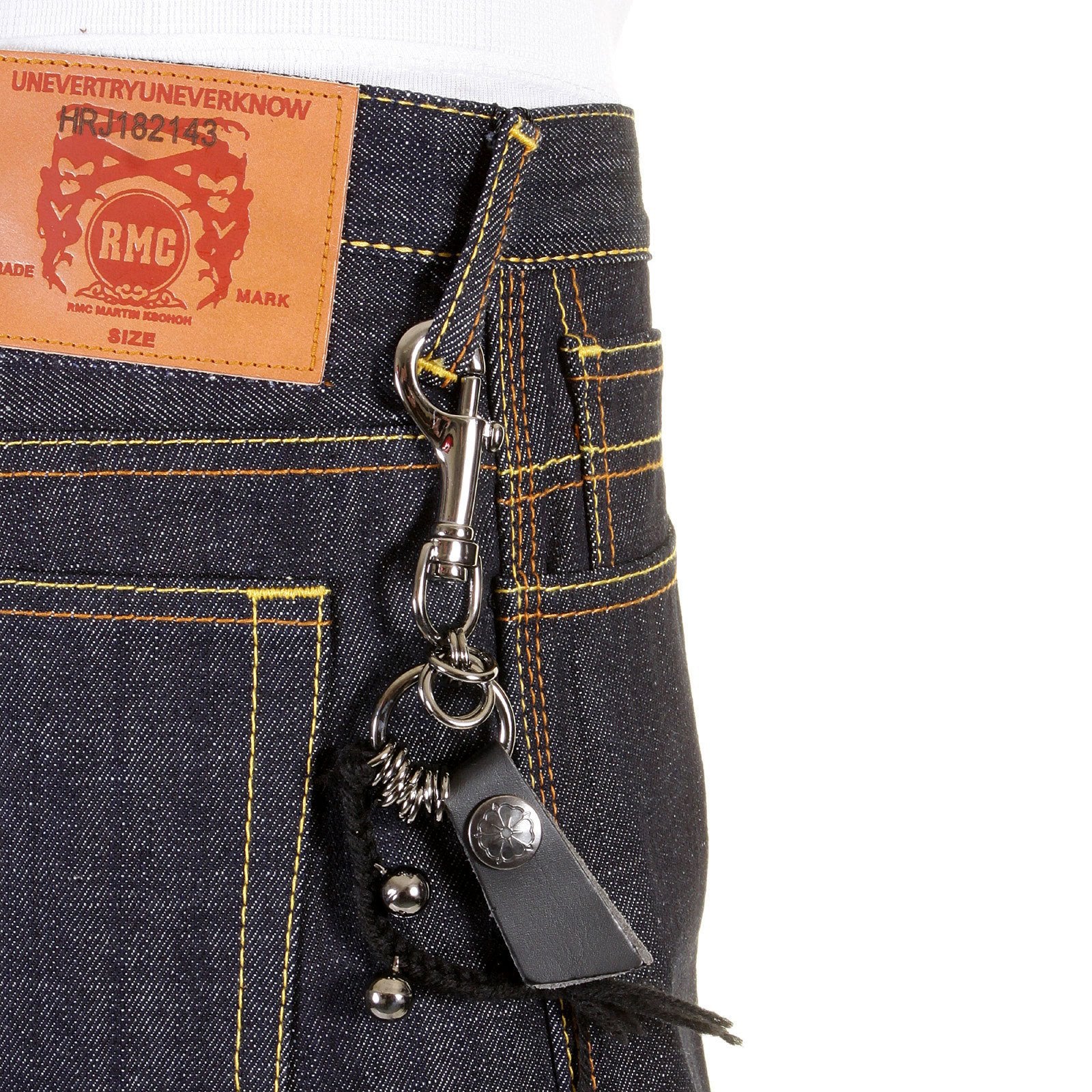 RMC JEANS 100% COTTON MENS CARGO DENIM SHORTS WITH SUPER EXCLUSIVE OFF WHITE PAINTED LOGO REDM3734