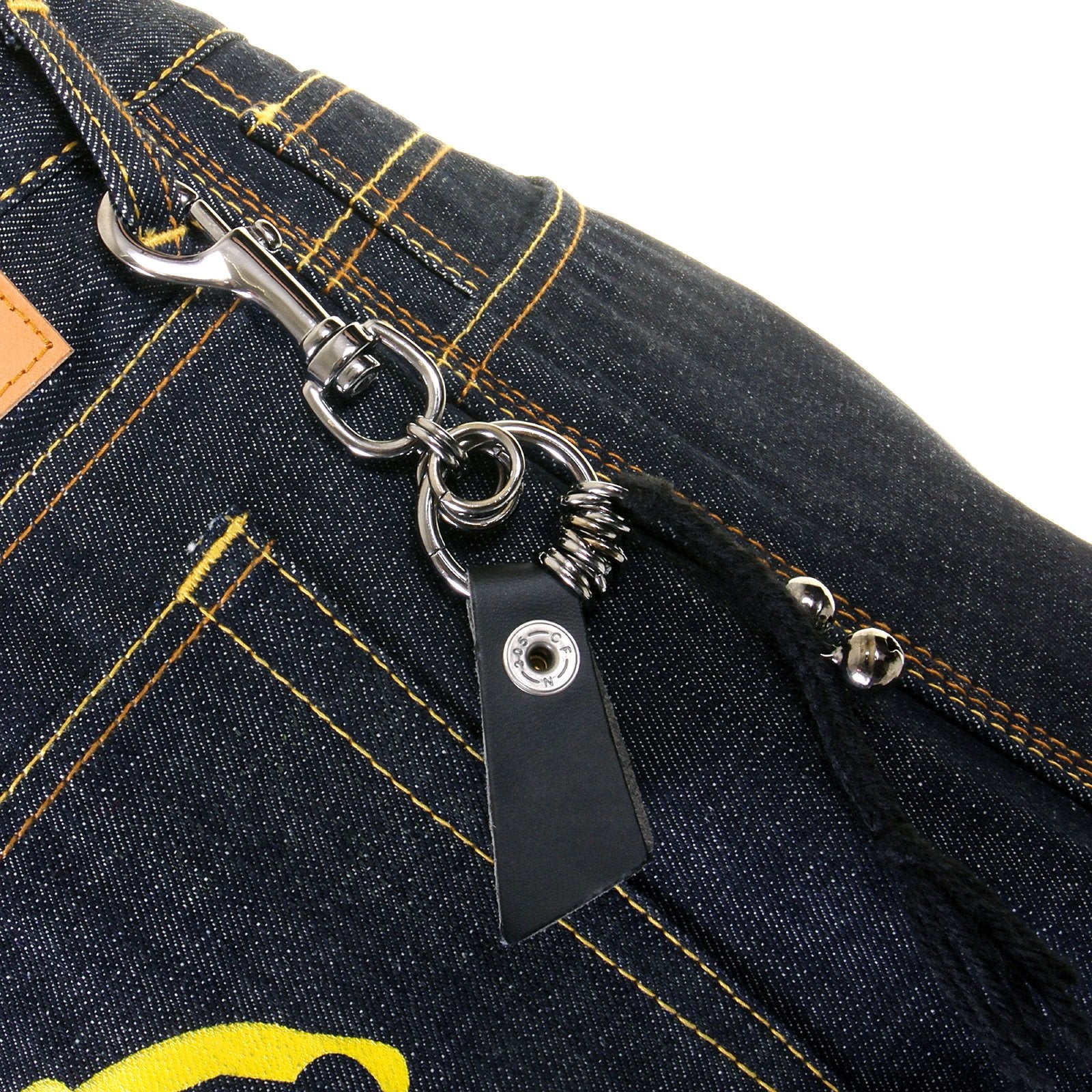 RMC JEANS LOGOA 100% COTTON MENS CARGO DENIM SHORTS WITH SUPER EXCLUSIVE YELLOW PAINTED LOGO REDM3735