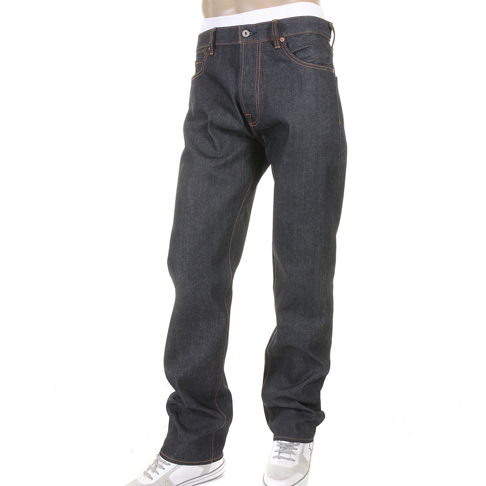 RMC MARTIN KSOHOH SLIM CUT JEAN RED HAND PAINTED RMC 1001 MODEL JEANS REDM5646