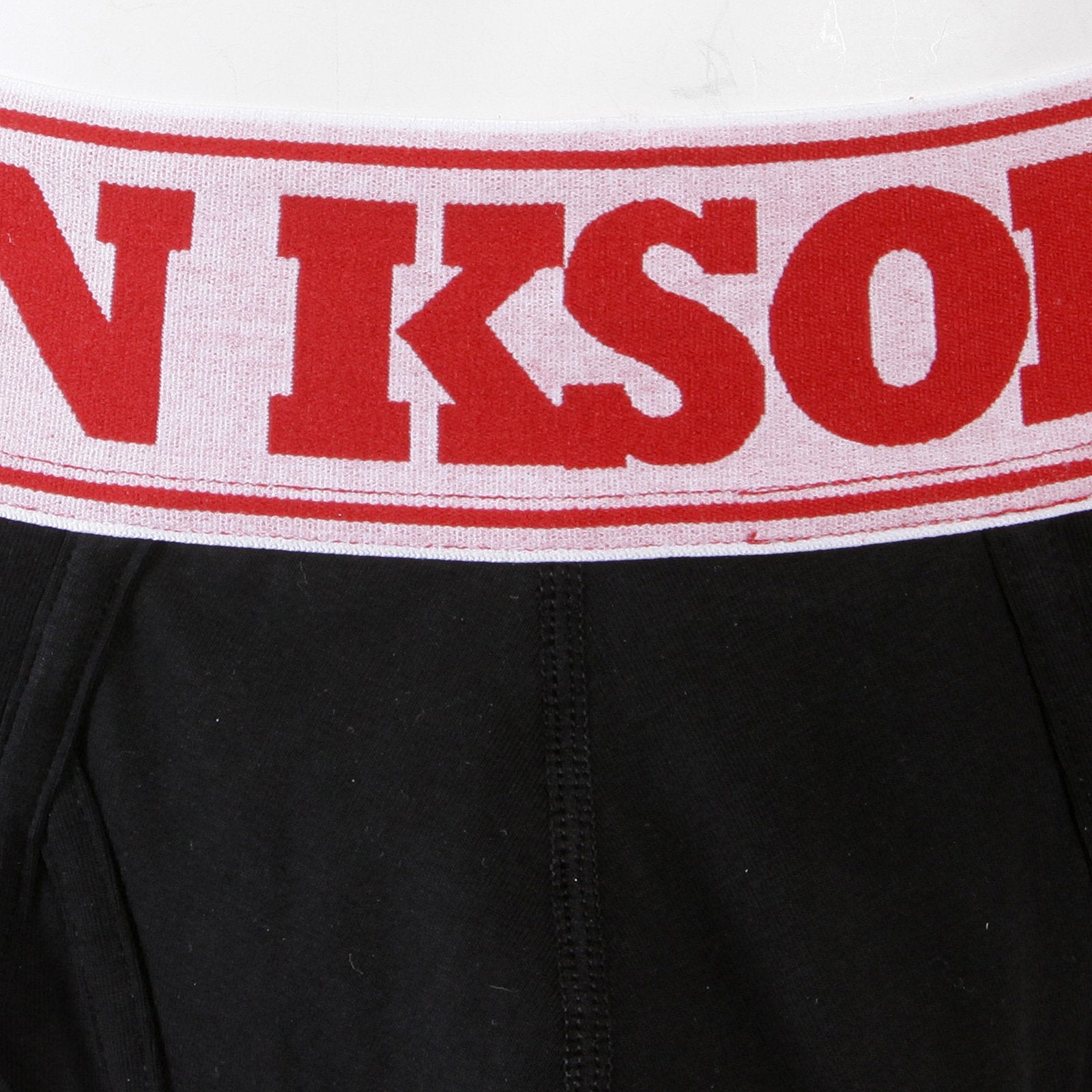 RMC JEANS BLACK COTTON RQU12006 STRETCH BRIEFS FOR MEN WITH WHITE WAISTBAND RMCB003