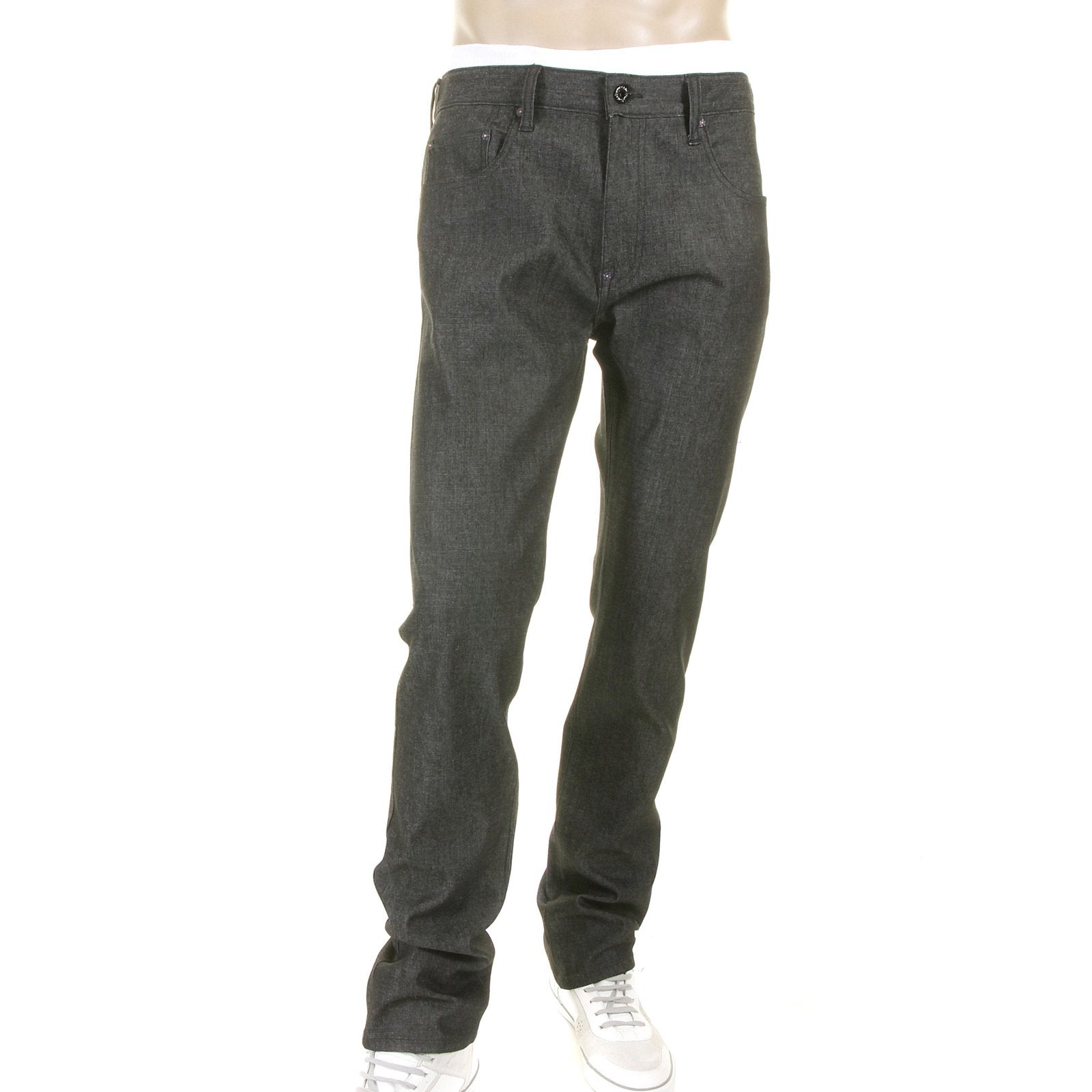 YOROPIKO MENS SUPER EXCLUSIVE BLACK STRETCH SLIM FIT DENIM JEANS BY MARTIN YAT MING YORO0468