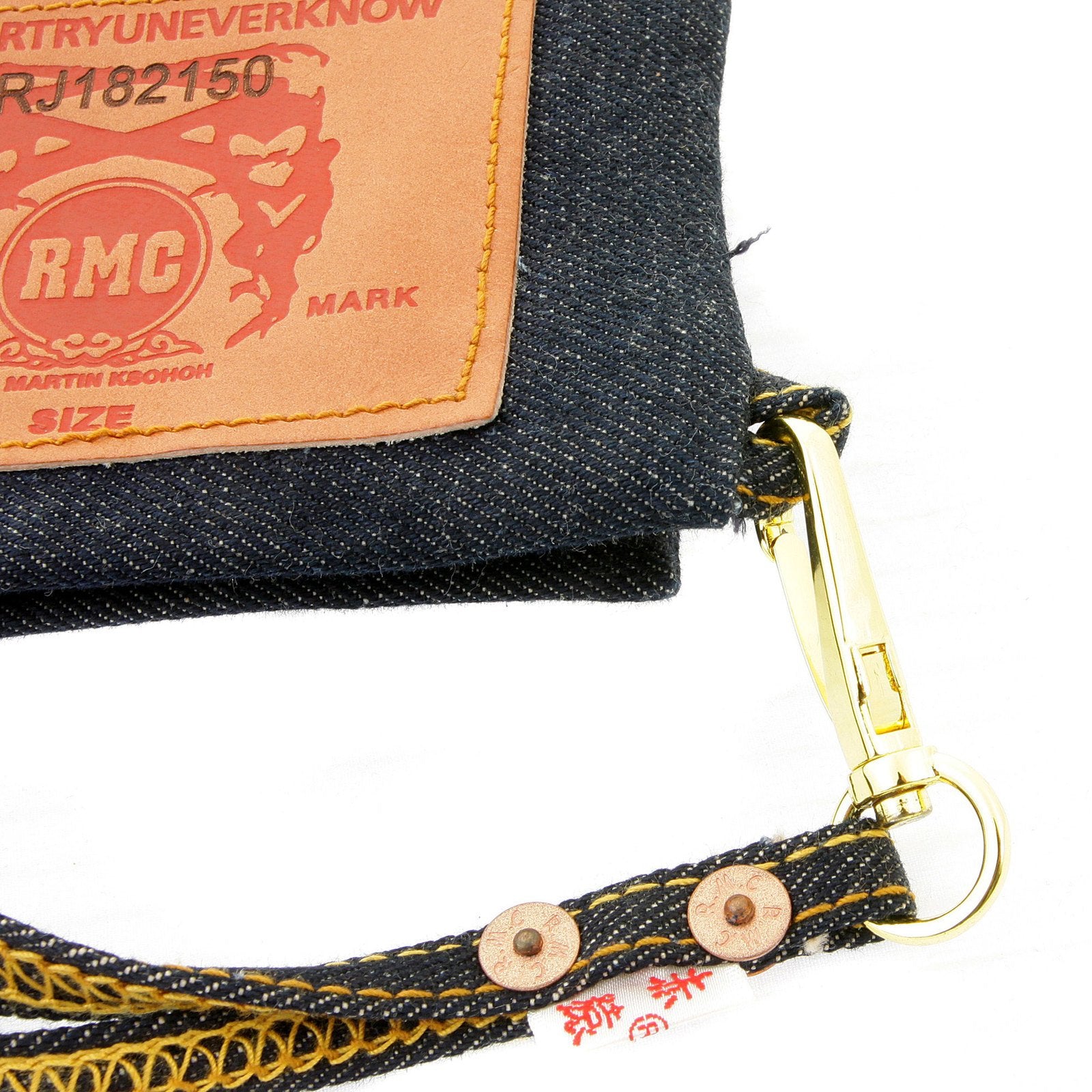 RMC MARTIN KSOHOH DENIM WALLET WITH KEY CHAIN REDM0487