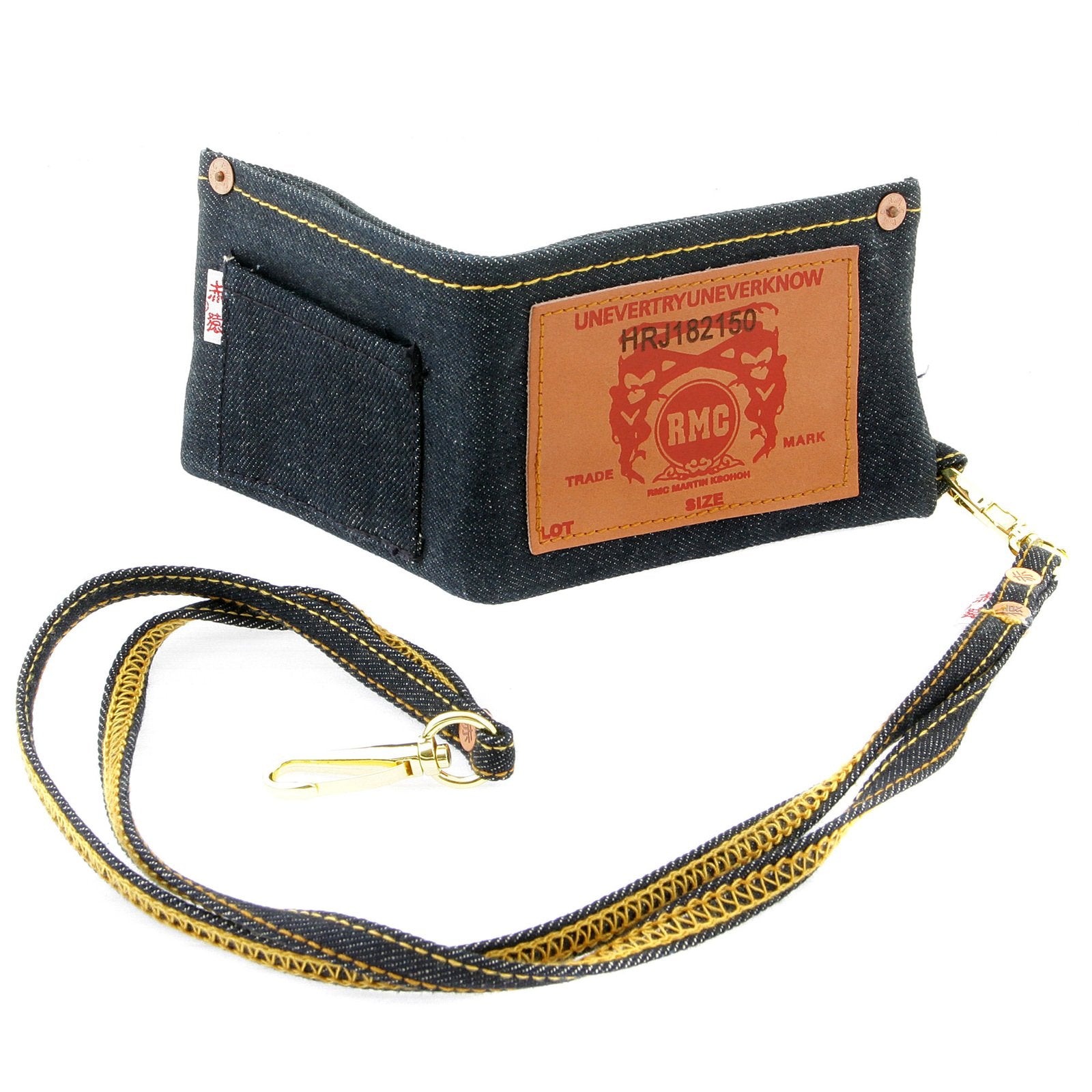 RMC MARTIN KSOHOH DENIM WALLET WITH KEY CHAIN REDM0487