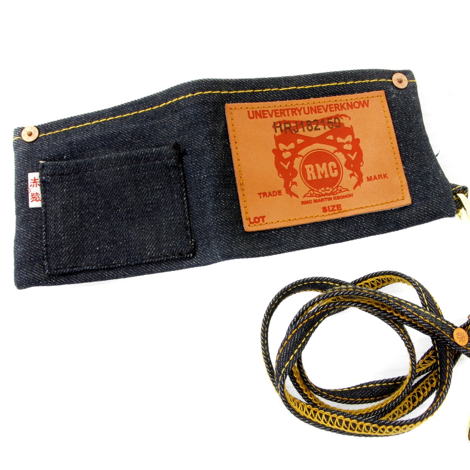 RMC MARTIN KSOHOH DENIM WALLET WITH KEY CHAIN REDM0487