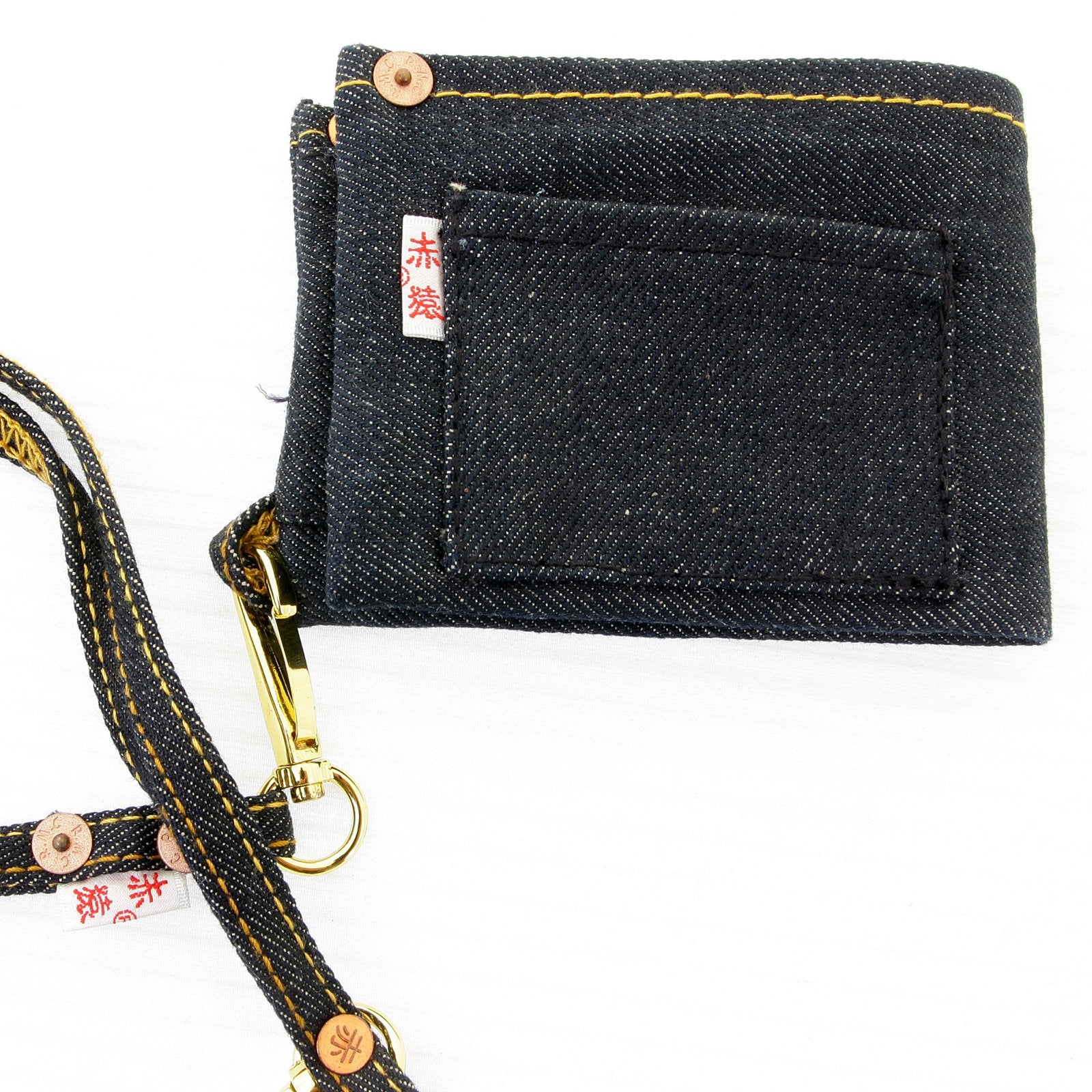 RMC MARTIN KSOHOH DENIM WALLET WITH KEY CHAIN REDM0487