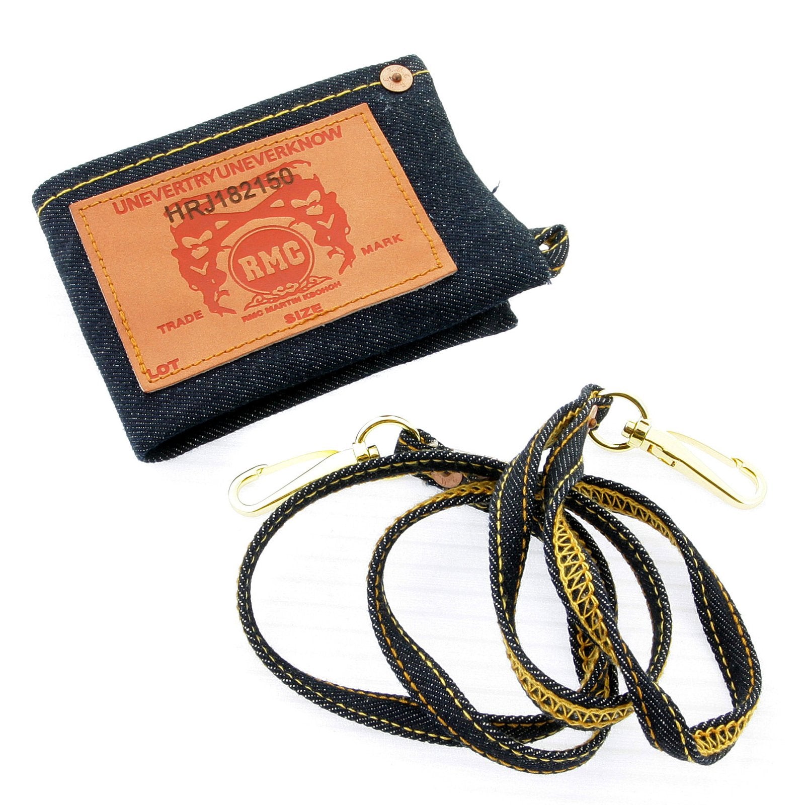 RMC MARTIN KSOHOH DENIM WALLET WITH KEY CHAIN REDM0487