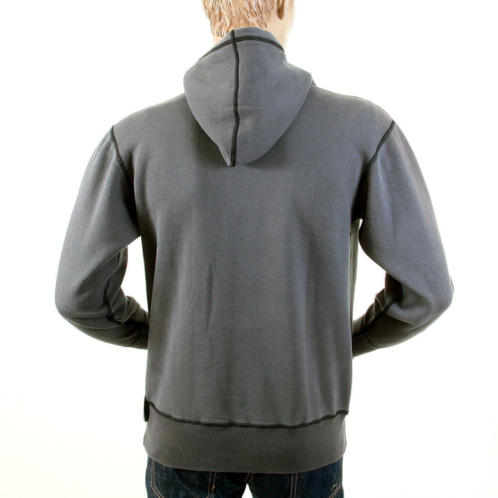 RMC MARTIN KSOHOH REGULAR FIT SLATE GREY RWC141262 APE RMC EVOLUTION HOODED SWEATSHIRT FOR MEN REDM0912