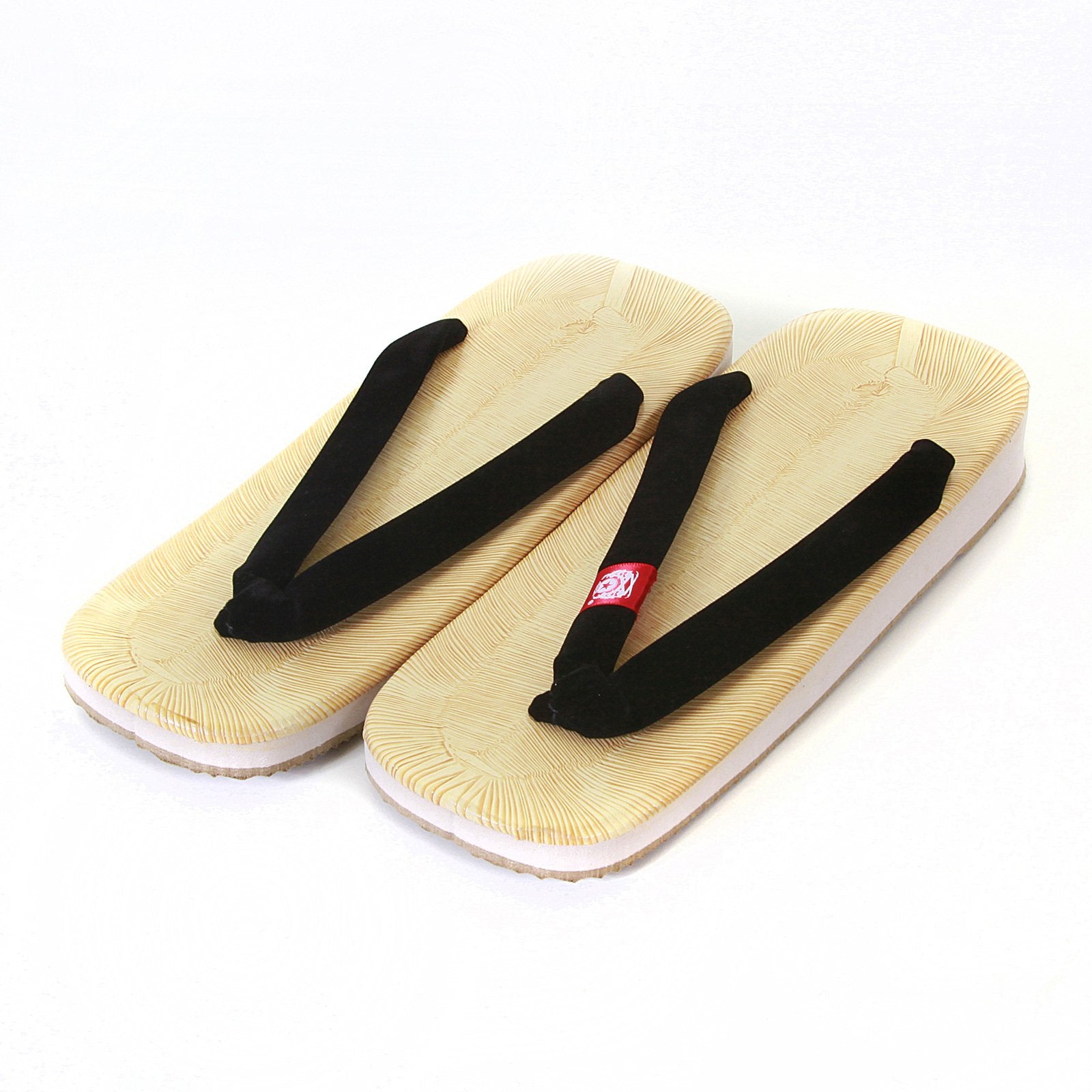 RMC MARTIN KSOHOH ONE SIZE GETA BLACK STRAP BLACK STRAP UNISEX HAND MADE FLIP FLOP SANDAL RMC1460