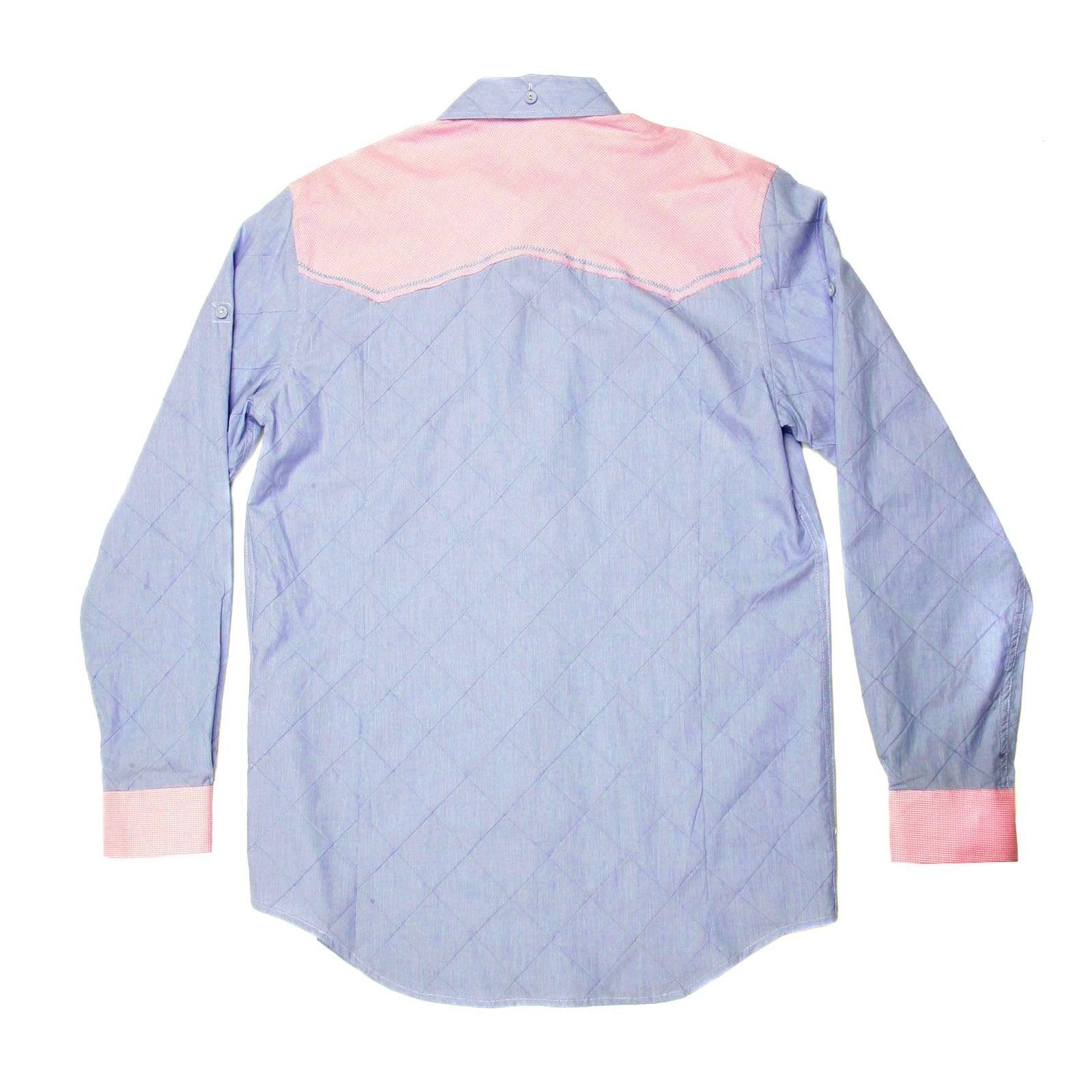 YOROPIKO MENS LONG SLEEVE REGULAR FIT DIAMOND JAQUARD SOFT POINTED COLLAR SHIRT YORO0244A