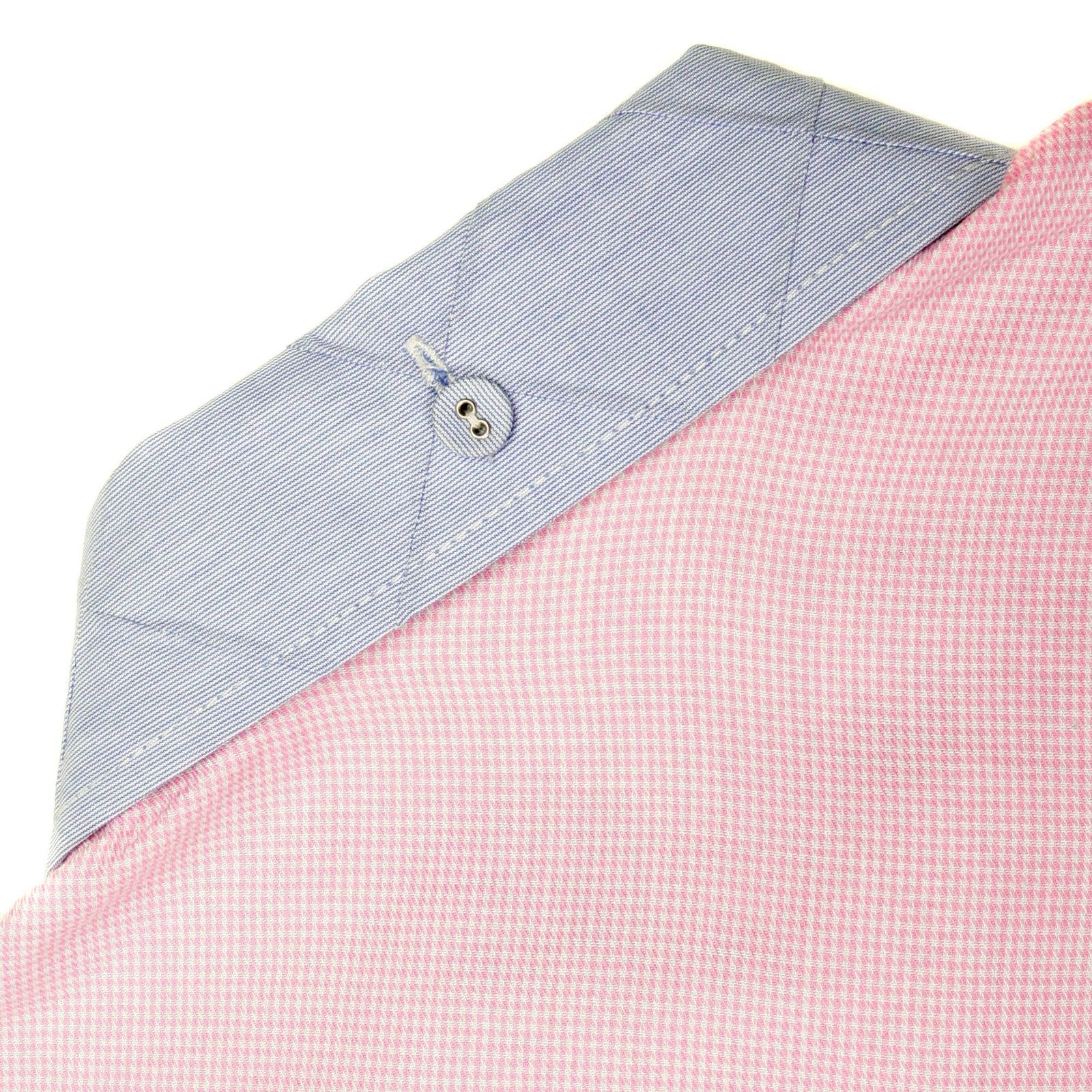 YOROPIKO MENS LONG SLEEVE REGULAR FIT DIAMOND JAQUARD SOFT POINTED COLLAR SHIRT YORO0244A