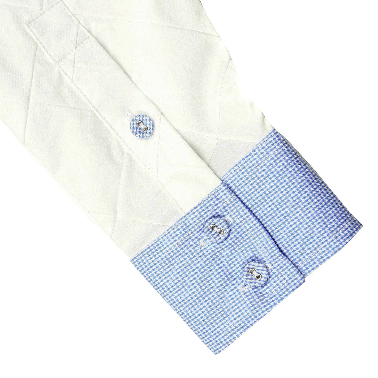 YOROPIKO DIAMOND JAQUARD REGULAR FIT WHITE MENS LONG SLEEVE SHIRT YORO0261