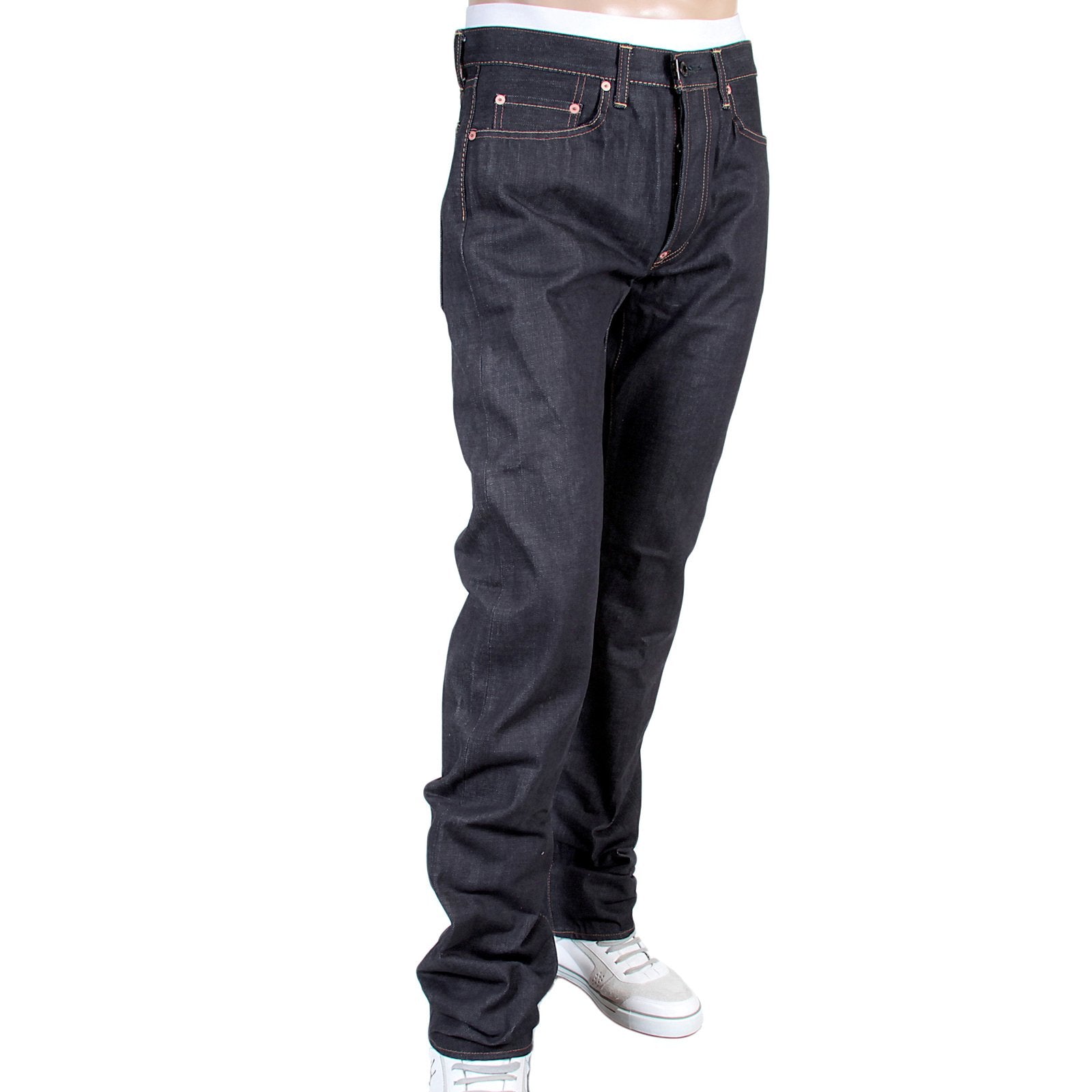 RMC JEANS INDIGO SLIMMER CUT RQP13068 PREMIUM 1011 MODEL JAPANESE SELVEDGE DENIM JEANS RMC3738