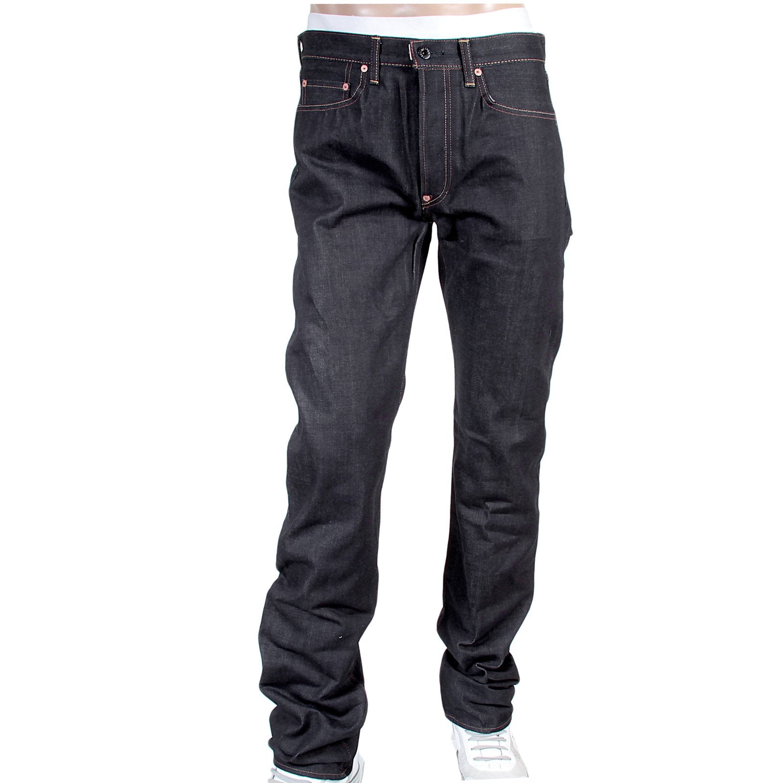RMC JEANS INDIGO SLIMMER CUT RQP13068 PREMIUM 1011 MODEL JAPANESE SELVEDGE DENIM JEANS RMC3738