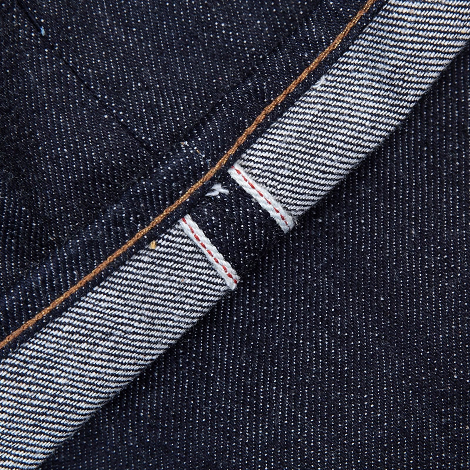RMC MARTIN KSOHOH EMBROIDERED CARP 1011 SLIM CUT SELVEDGE DENIM JEANS FOR MEN RMC3746