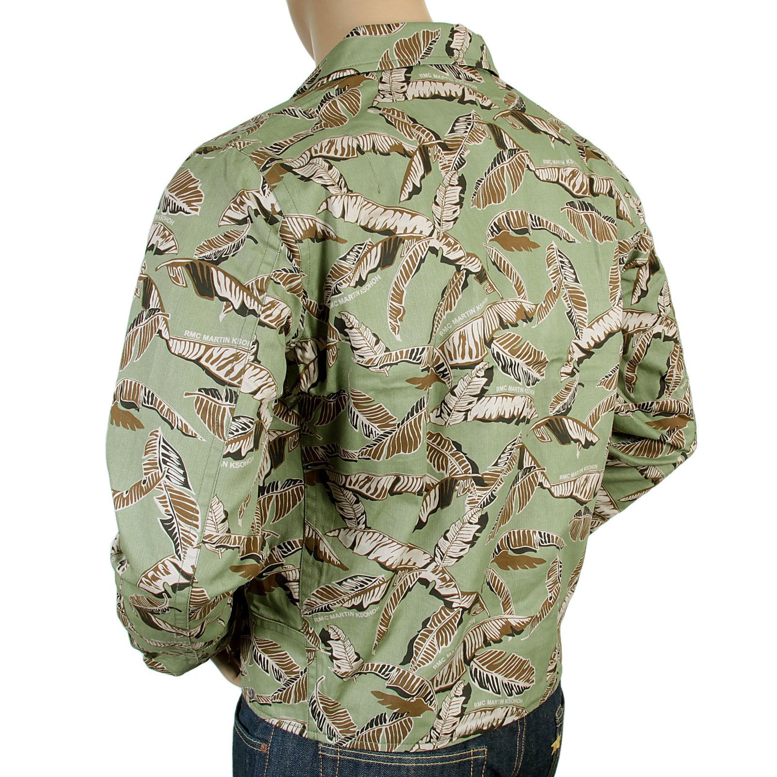 RMC MENS LEAF CAMO COTTON JACKET REDM4133