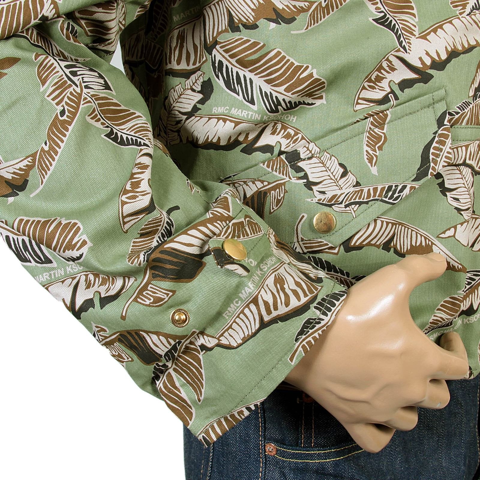 RMC MENS LEAF CAMO COTTON JACKET REDM4133