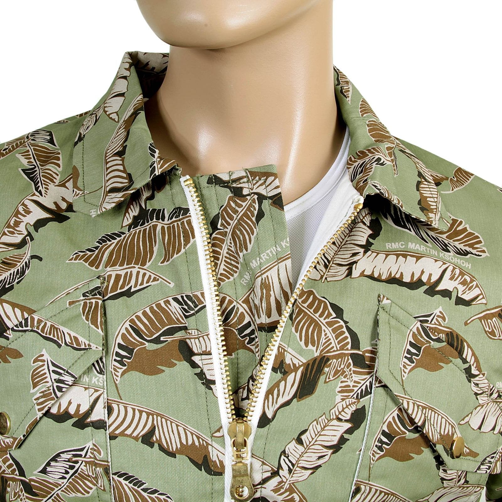 RMC MENS LEAF CAMO COTTON JACKET REDM4133