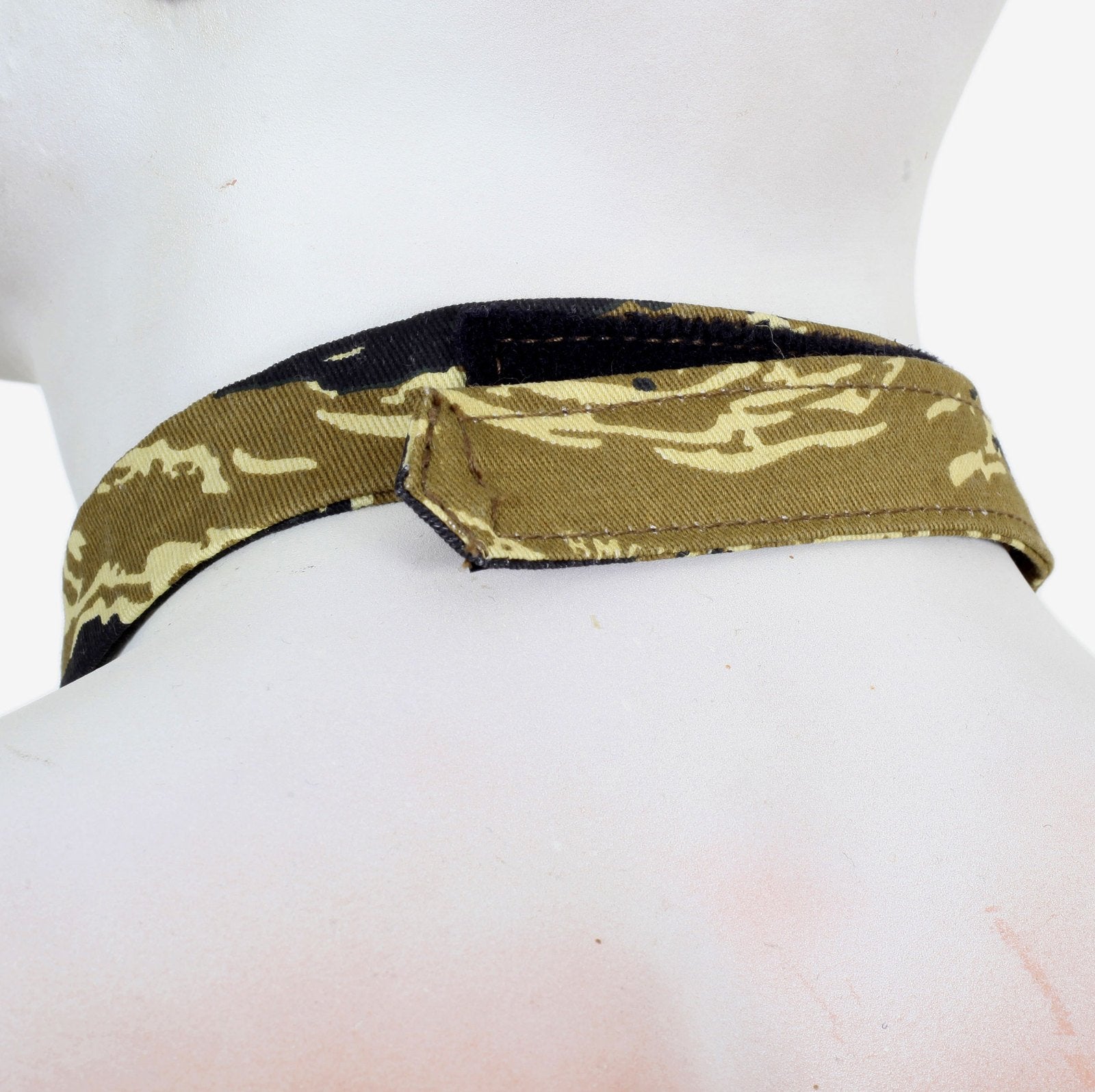 RMC JEANS VINTAGE CAMO COTTON BOW TIE FOR MEN WITH TIGER CAMO PRINT RMC1944