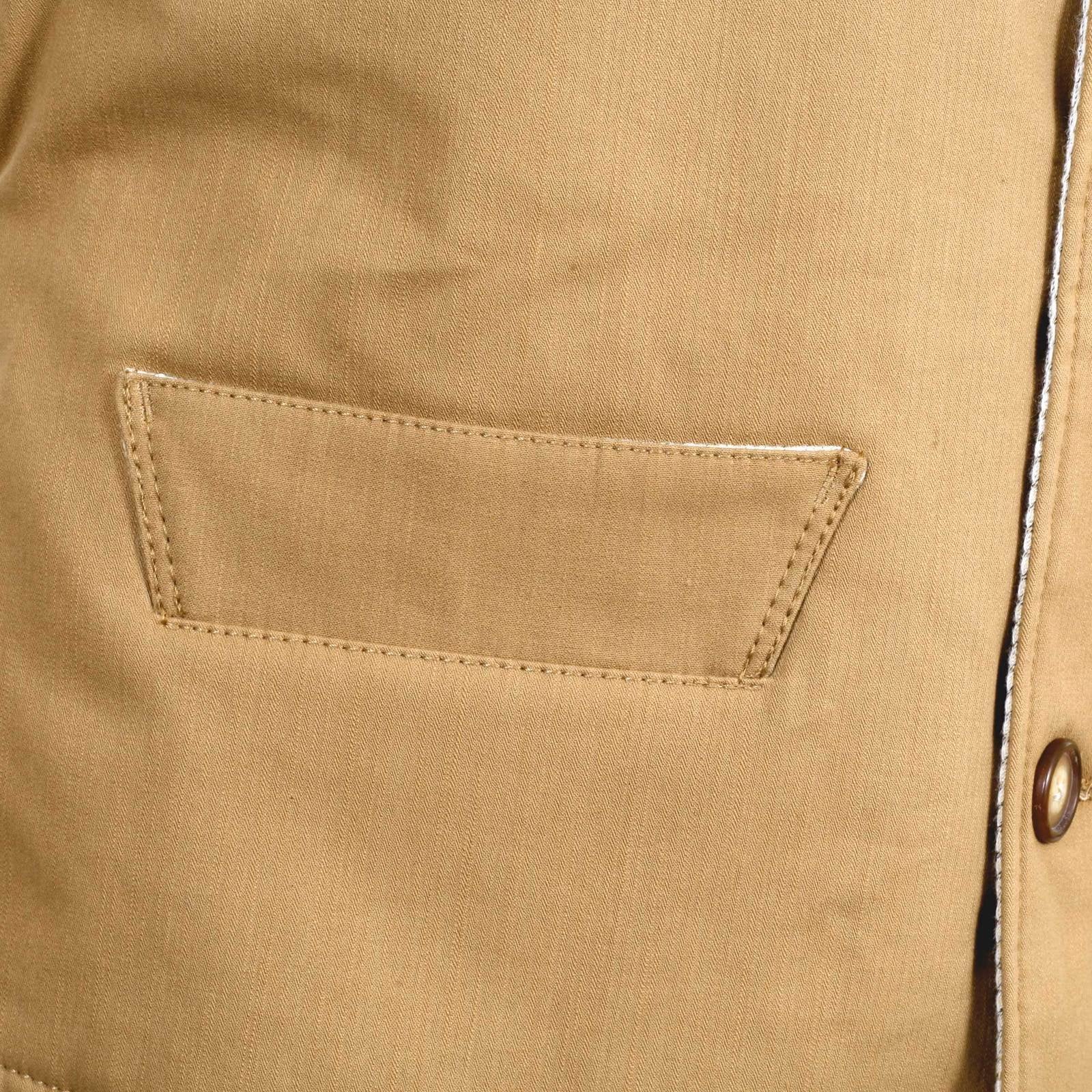 RMC X MKWS MENS REGULAR FIT LIGHTLY PADDED BISCUIT COTTON VINTAGE CUT WAISTCOAT RMC1950