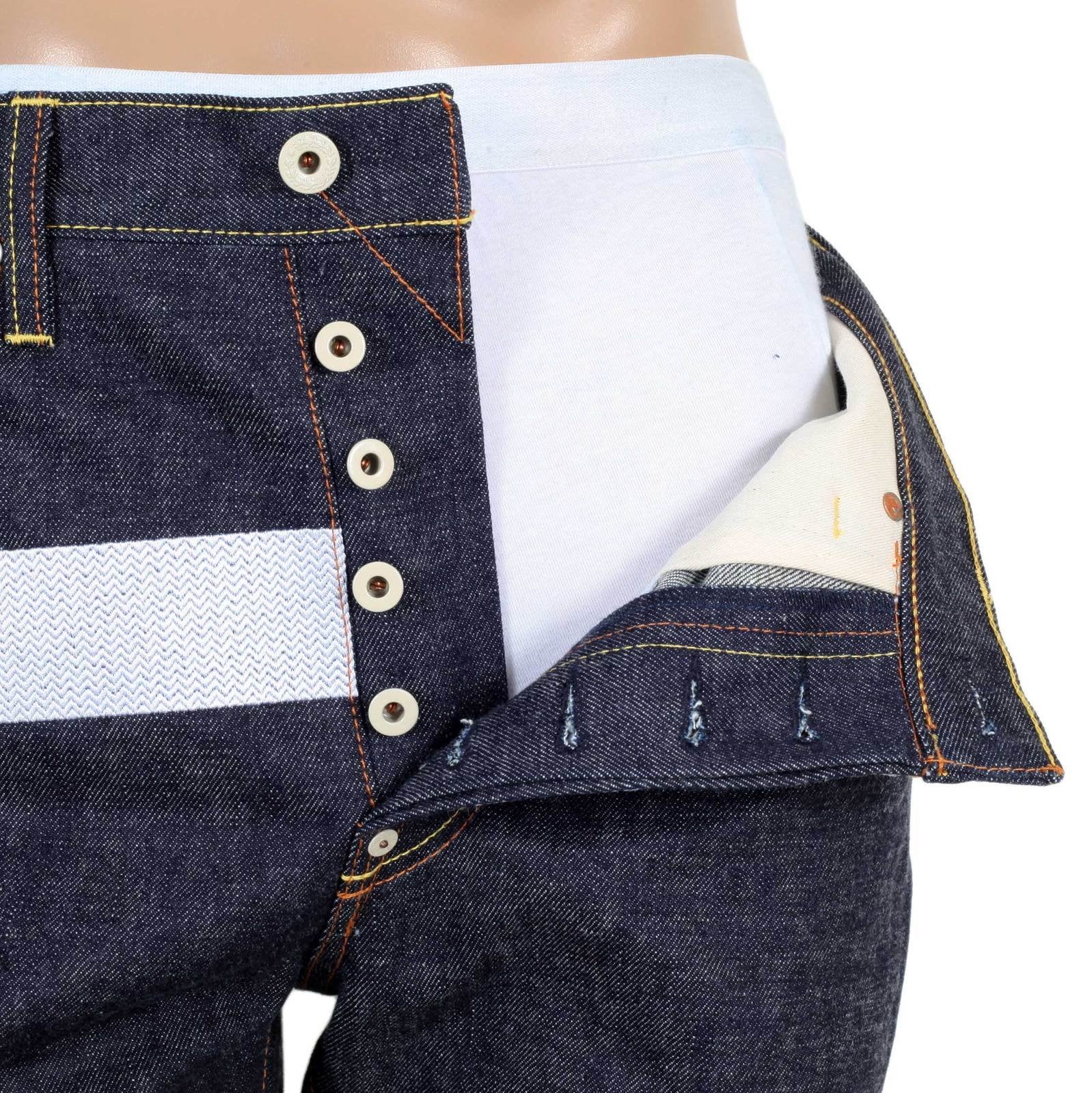 RMC MARTIN KSOHOH 4A BAND RAW SELVEDGE INDIGO 1001 SLIM MODEL JAPANESE DENIM JEANS RMC1932