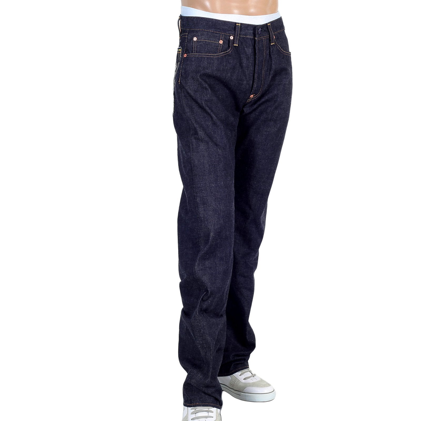 RMC MARTIN KSOHOH 4A FM UNION INDIGO 1001 SLIM CUT MENS RAW SELVEDGE DENIM JEANS RMC1934