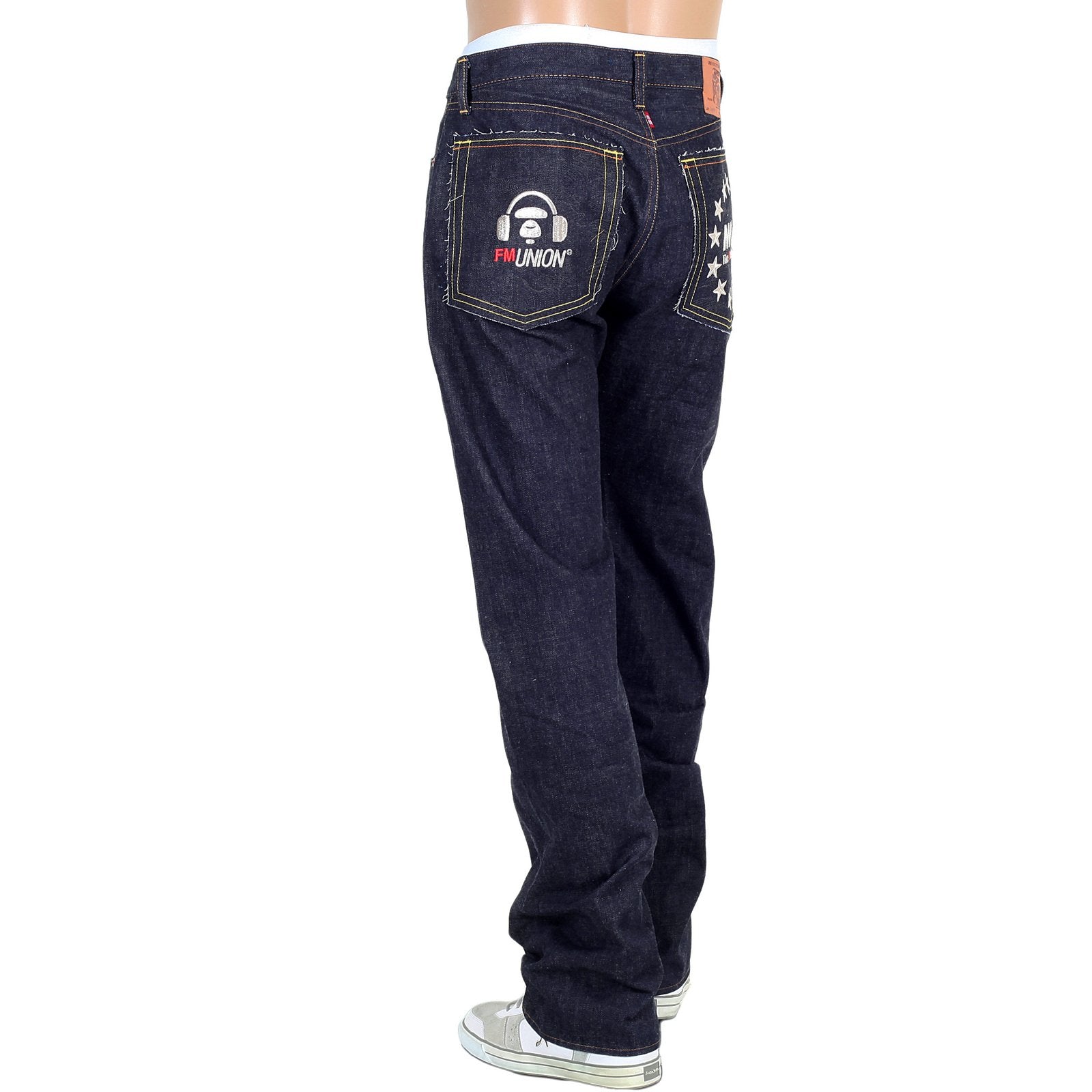 RMC MARTIN KSOHOH 4A FM UNION INDIGO 1001 SLIM CUT MENS RAW SELVEDGE DENIM JEANS RMC1934